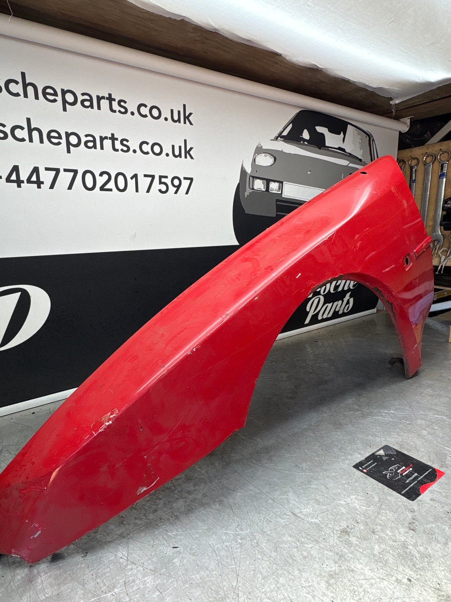 Porsche 944 early left front wing, please see photos, used