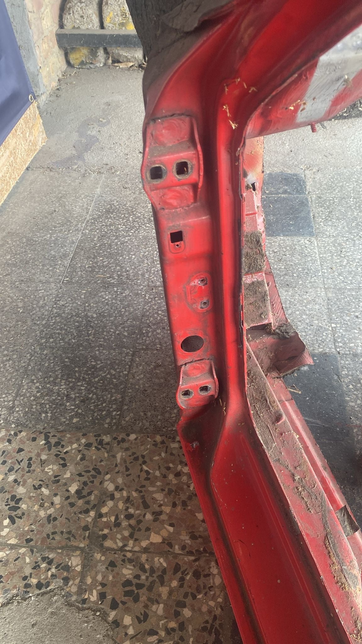 Porsche 944 left sill section with A pillar 94450361102