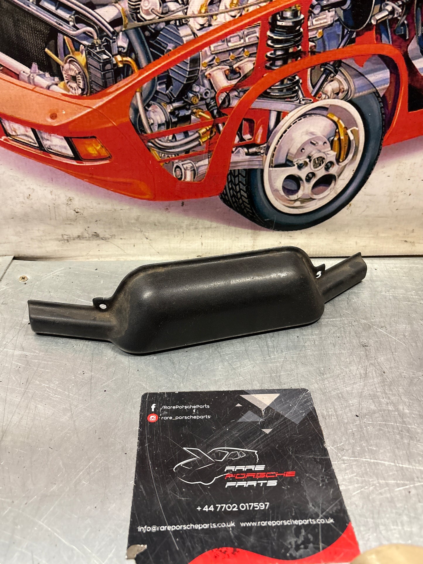 Porsche 964 / 944 / 928 seat trim cover, damaged 92852176005