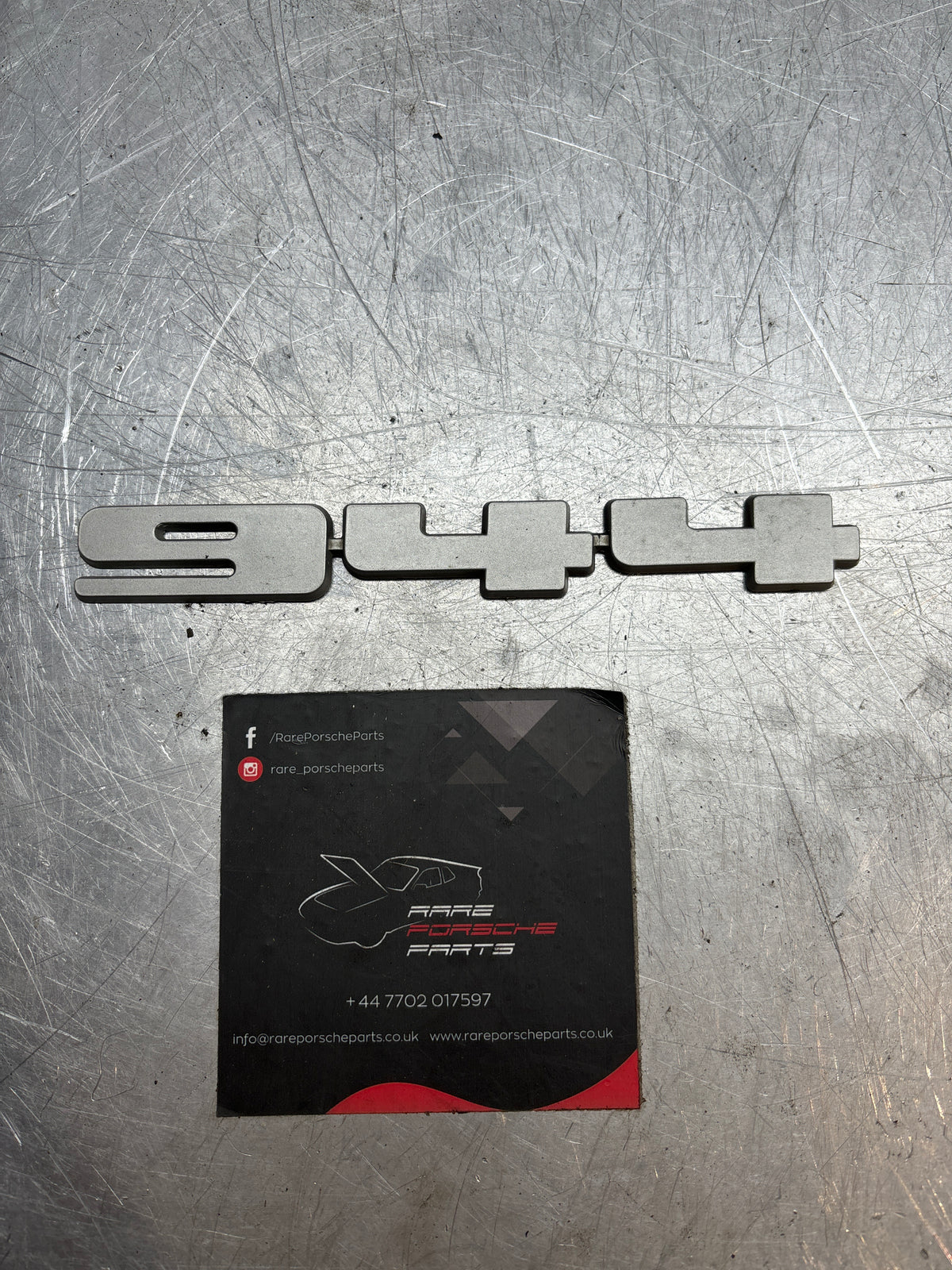 944 Rear Hatch Porsche 944. rear hatch logo, original in silver 94455919301 used ...