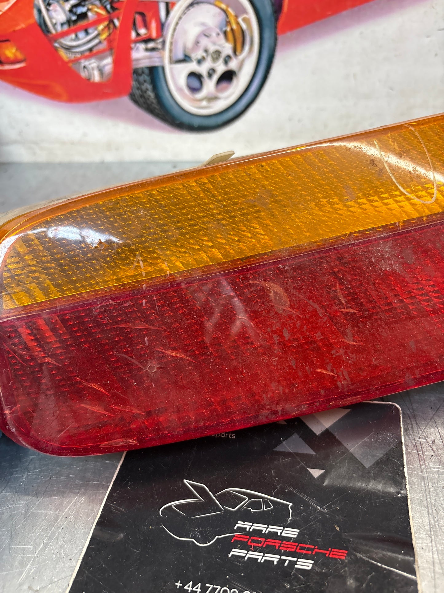 Porsche 928 rear left tail light, used, 92863104302