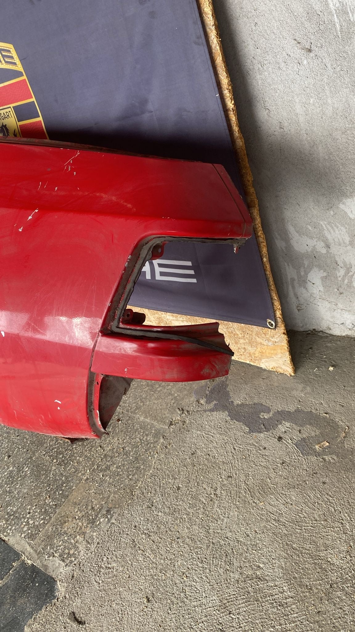 LPorsche 924 76-79 left sill / fender section, 477809601B cut