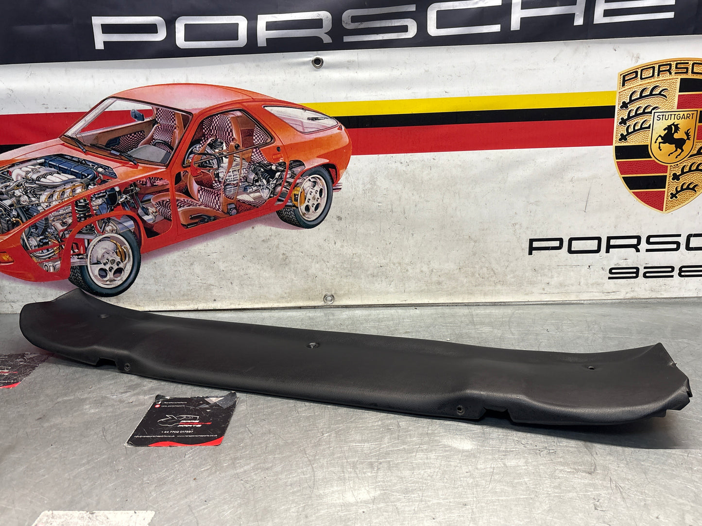 Porsche 924 944 sunroof mechanism trim panel Black 1984 onwards 94455594100