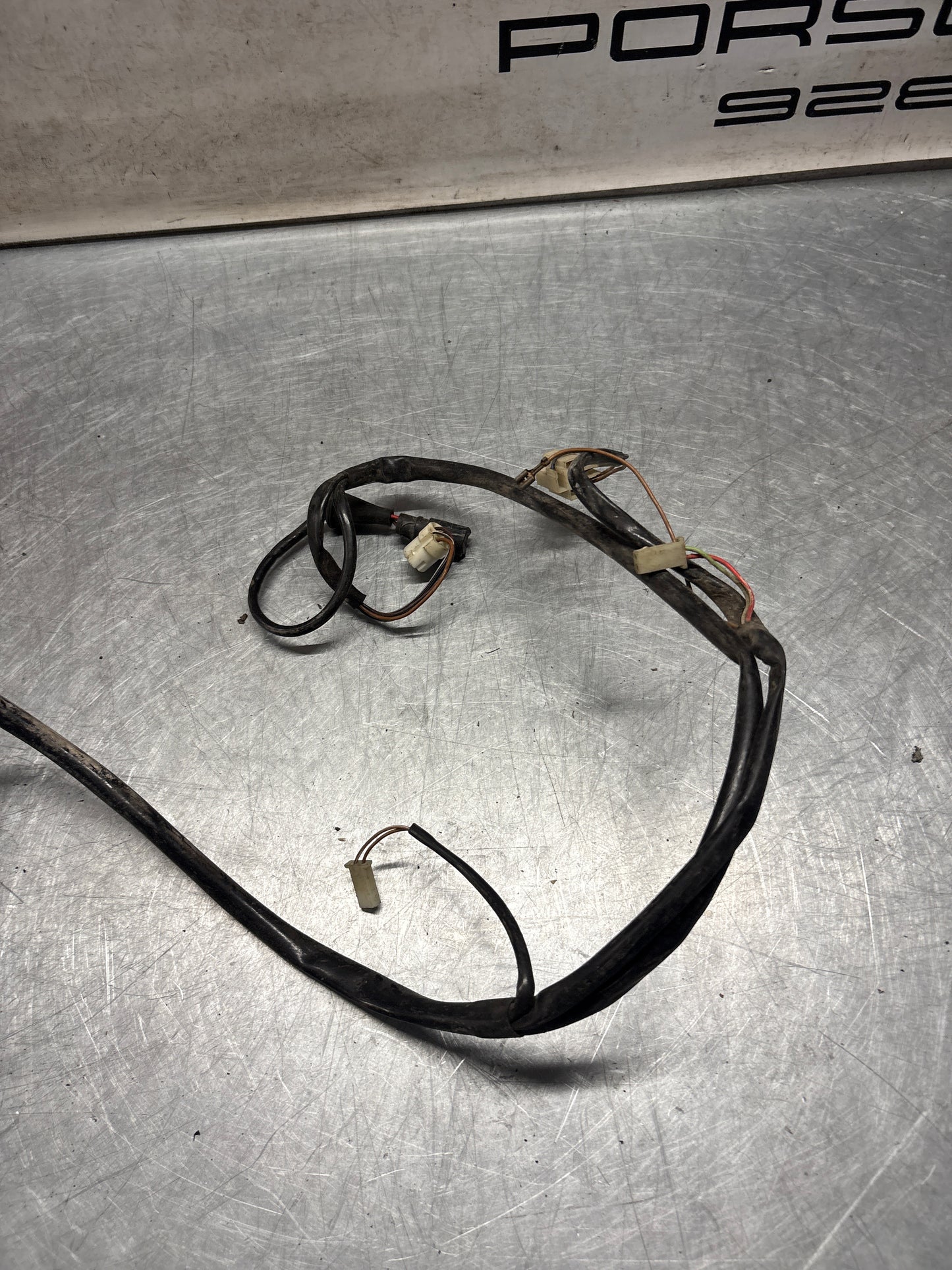 Porsche 928 S interior wiring harness, loom, rear section, from a LHD car, used 92861200424