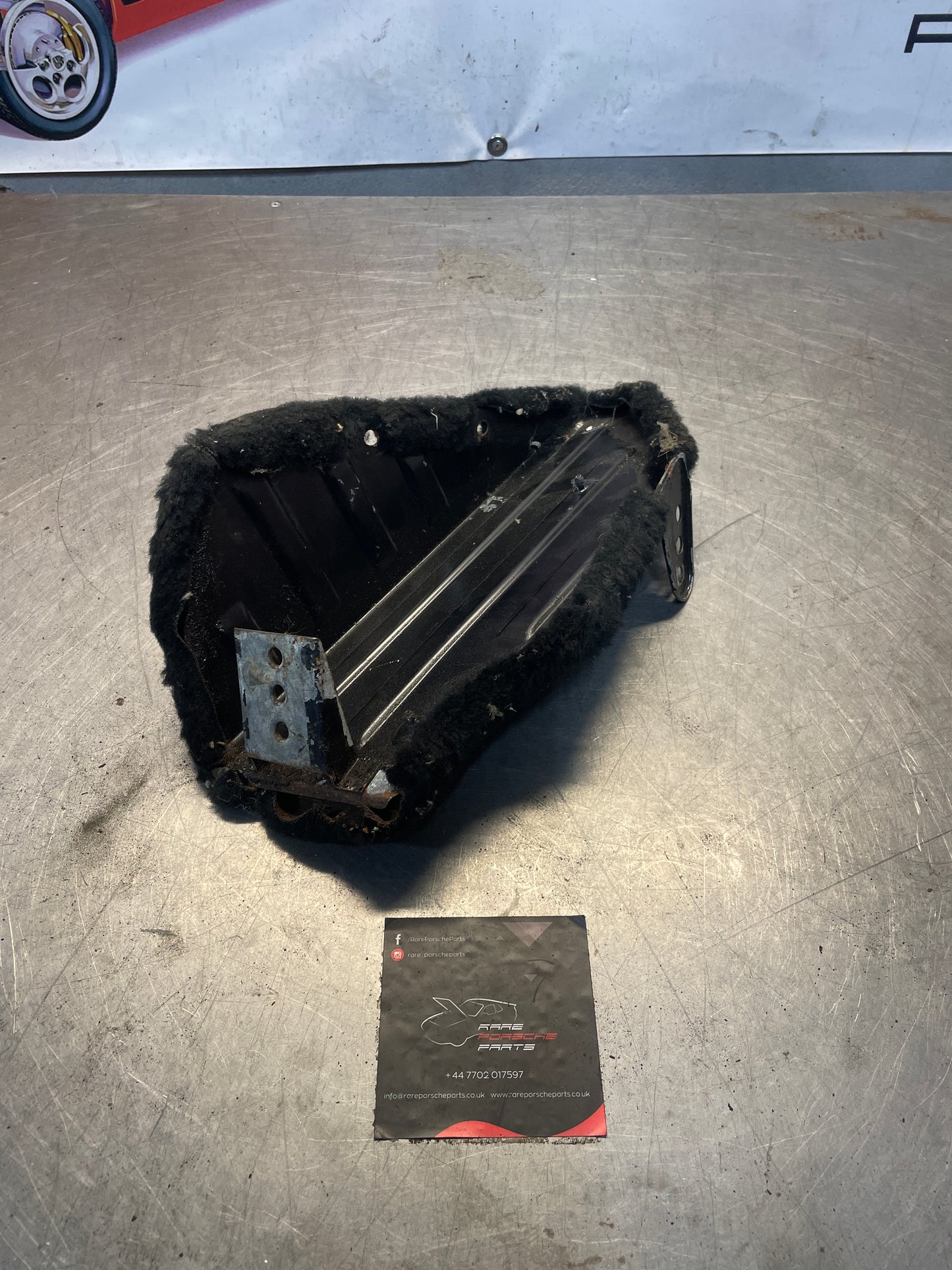 Porsche 928 black foot rest, used