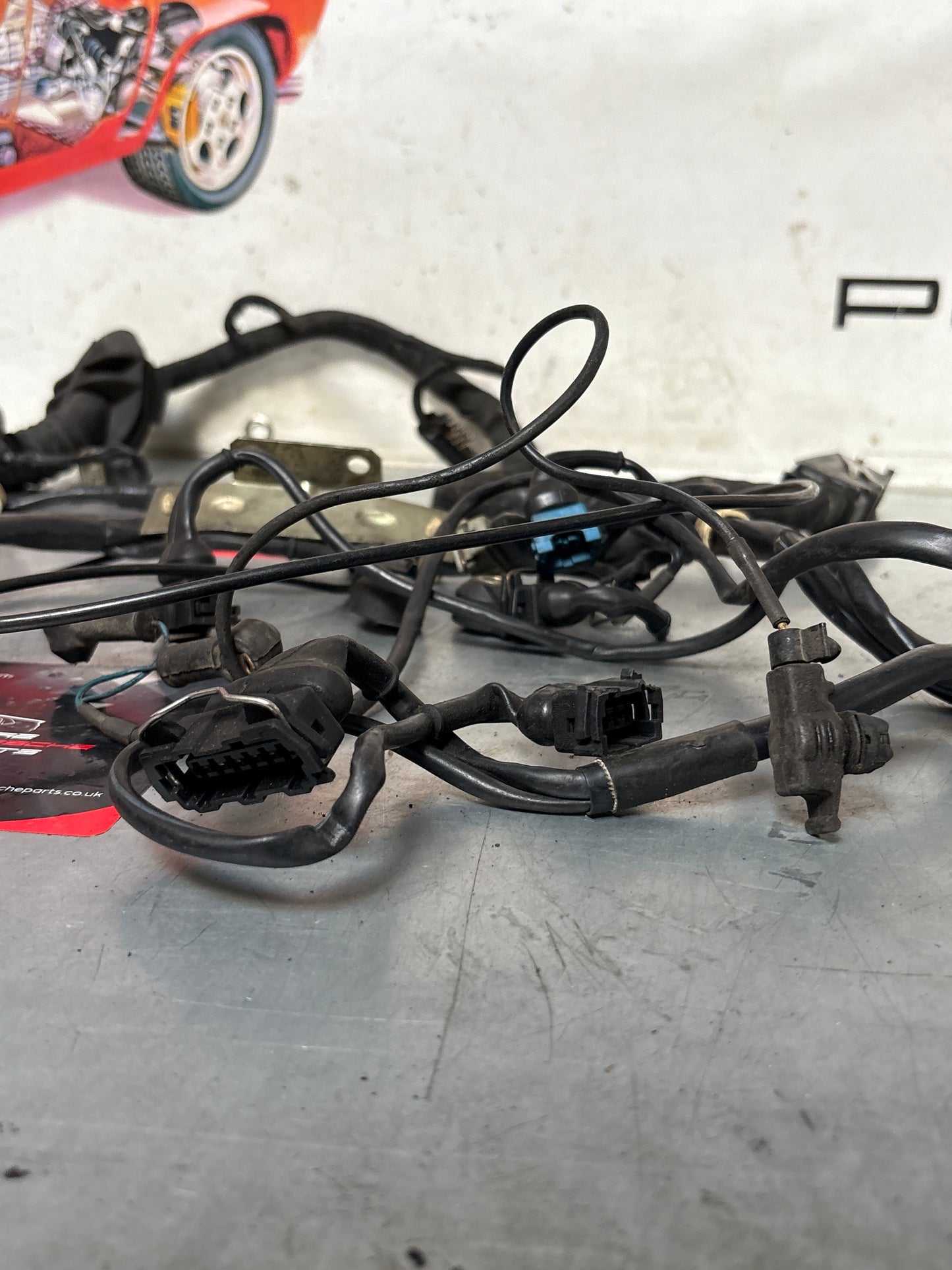 Porsche 944 S2 3.0 16V 1992 engine loom ECU wiring loom, used, 9446070406
