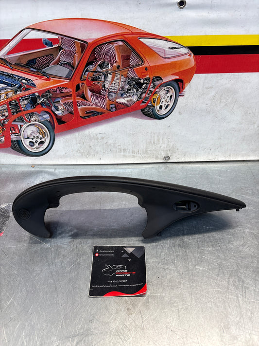 Porsche Boxster 986 dashboard cluster trim,black used 98655205500 / 98655205501