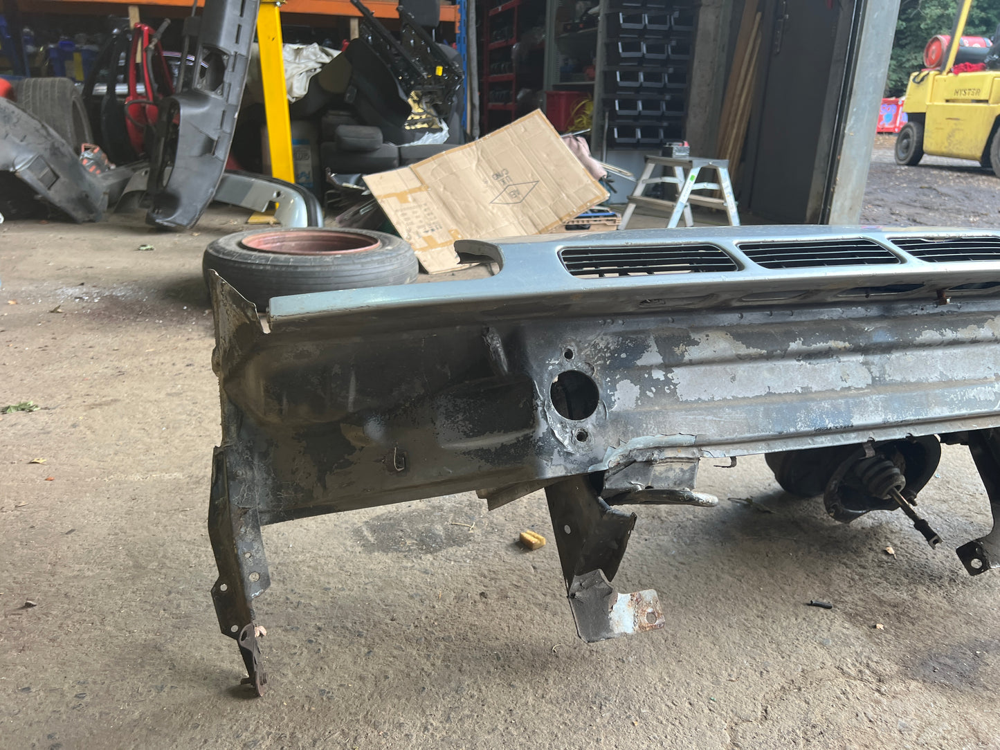 Porsche 924 Turbo front panel, badge panel used 477805593A