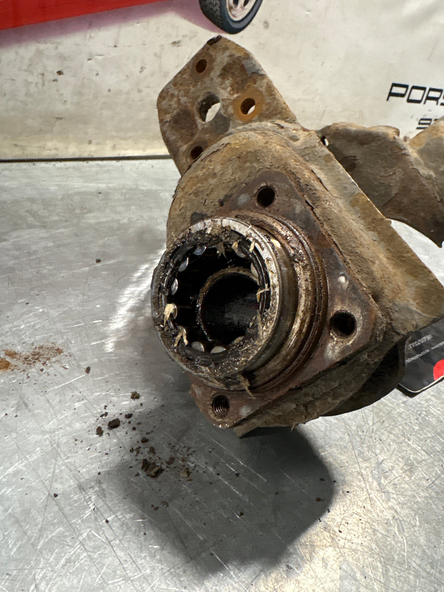 Porsche 924 944  -85.5 Rear right trailing arm,  used 94433102200