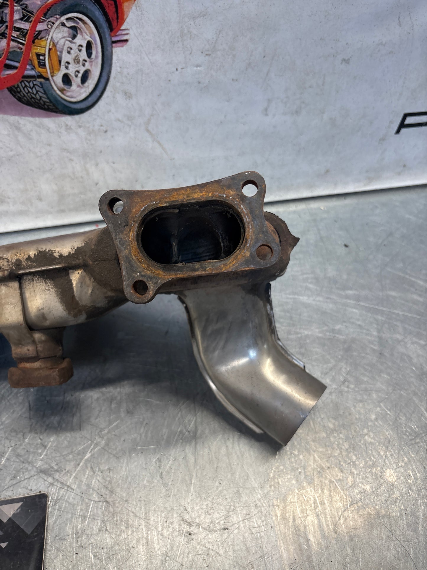 Porsche 911 964 right heat exchanger, used 96421104004