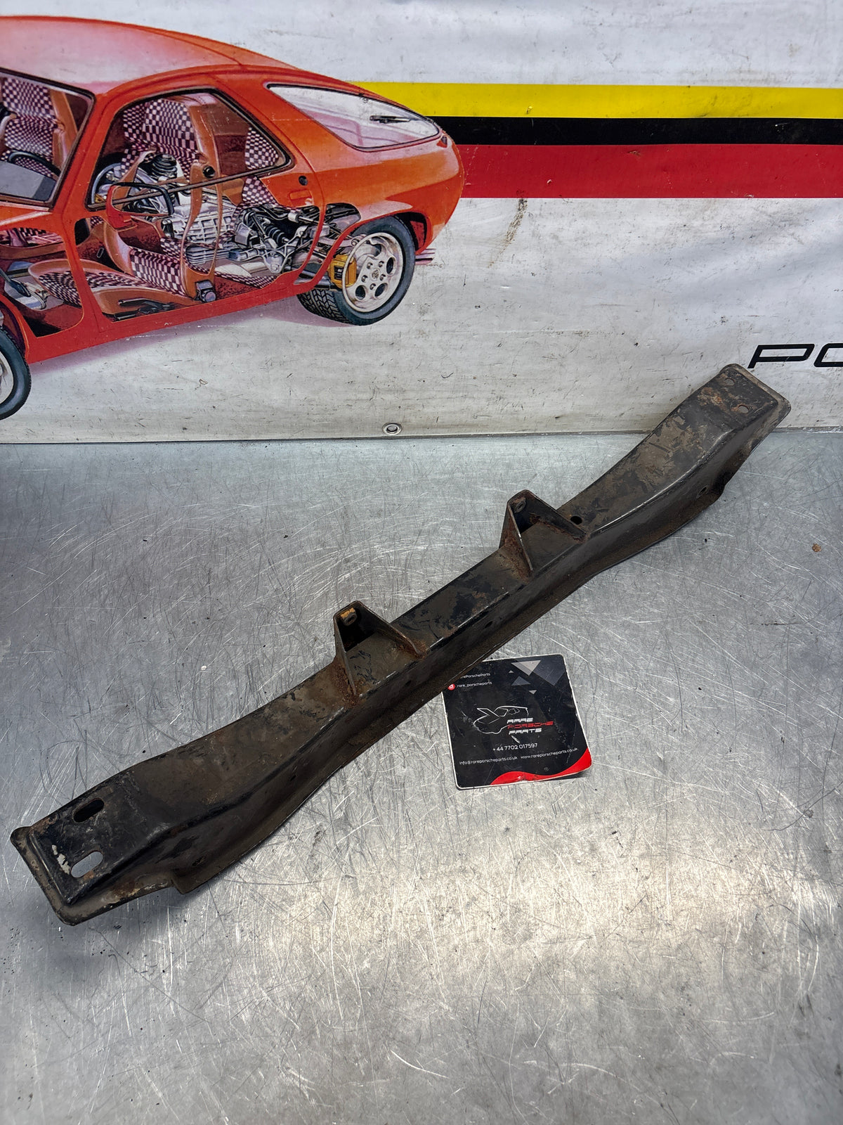 Porsche 924 engine cross member, used 477407321J
