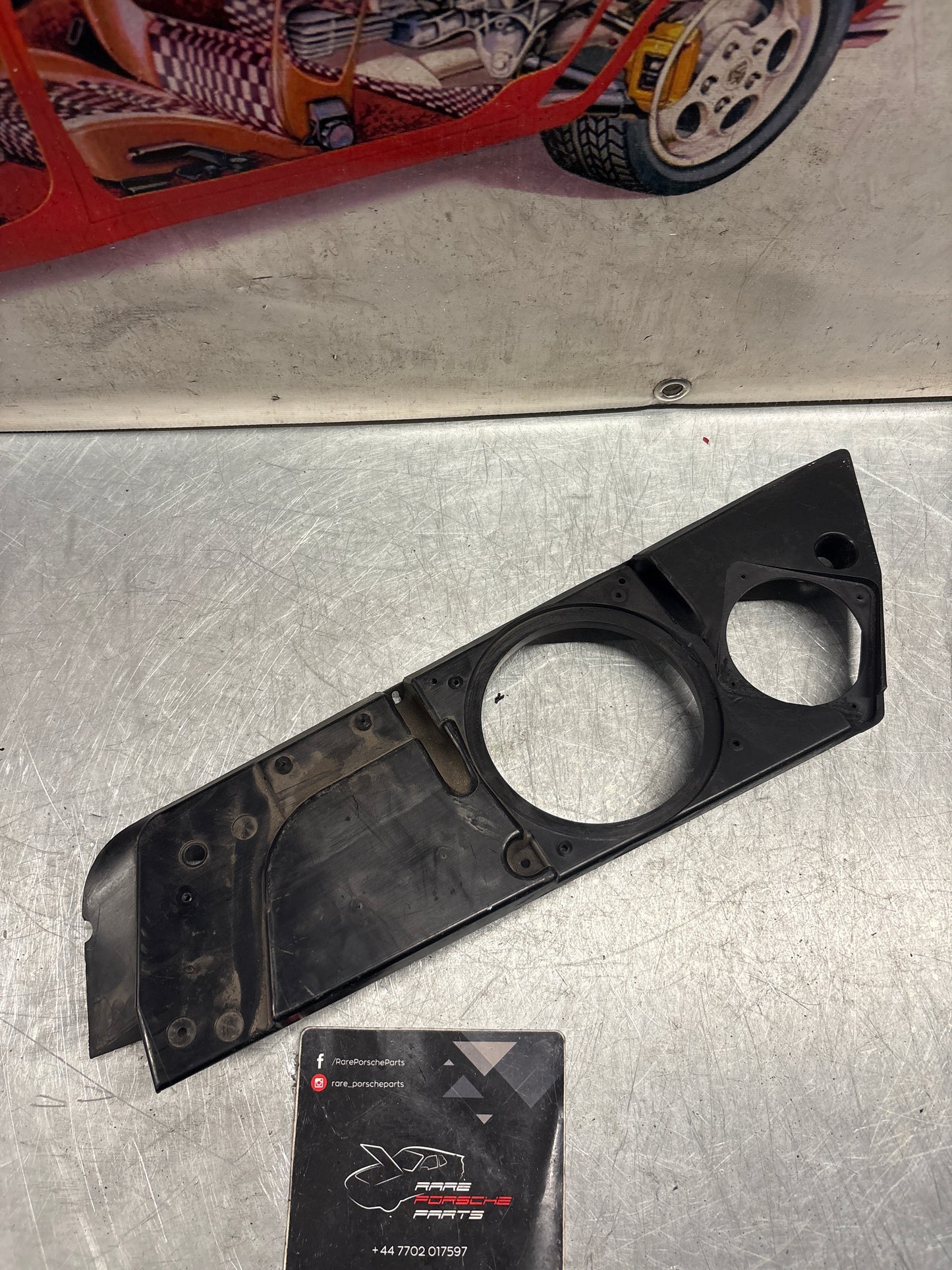 Porsche 944 right speaker board housing, used 94455514400 / 94464503600