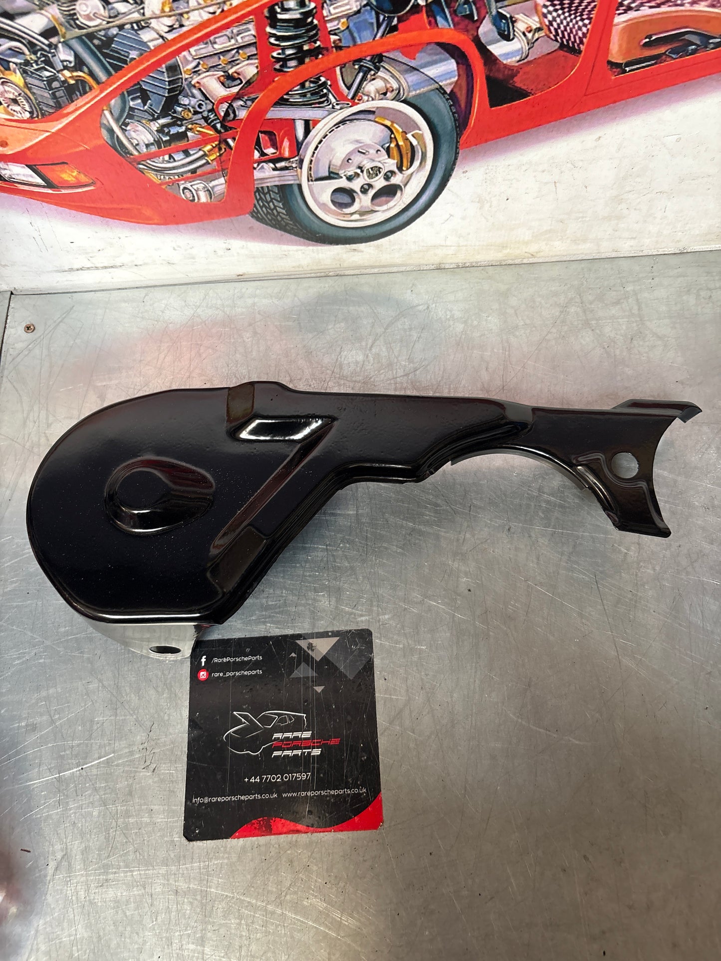 Porsche 924 Turbo/GT timingbelt Cover 9311050510, refurbished