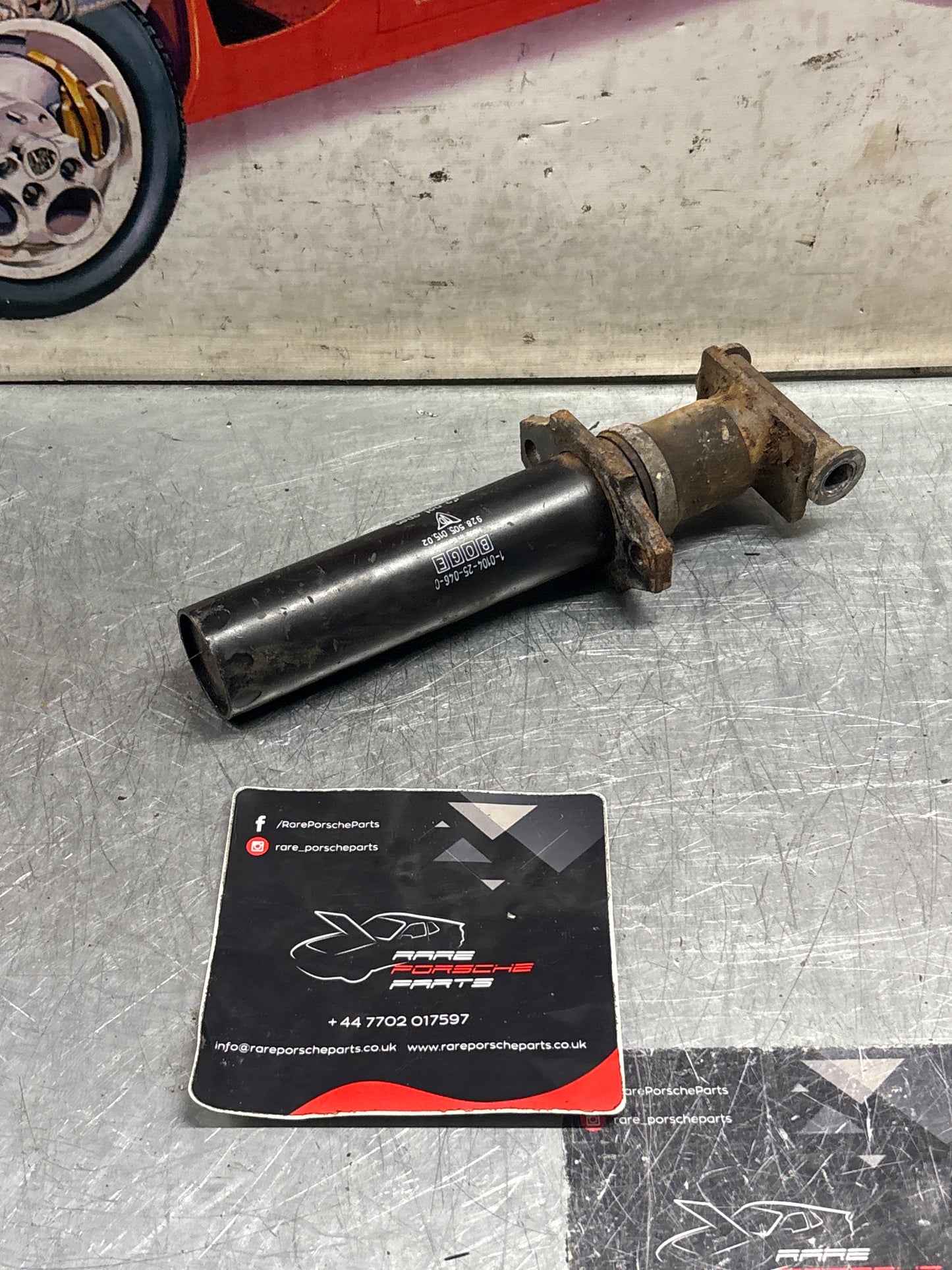 Porsche 928 rear bumper impact absorber, used 92850501502