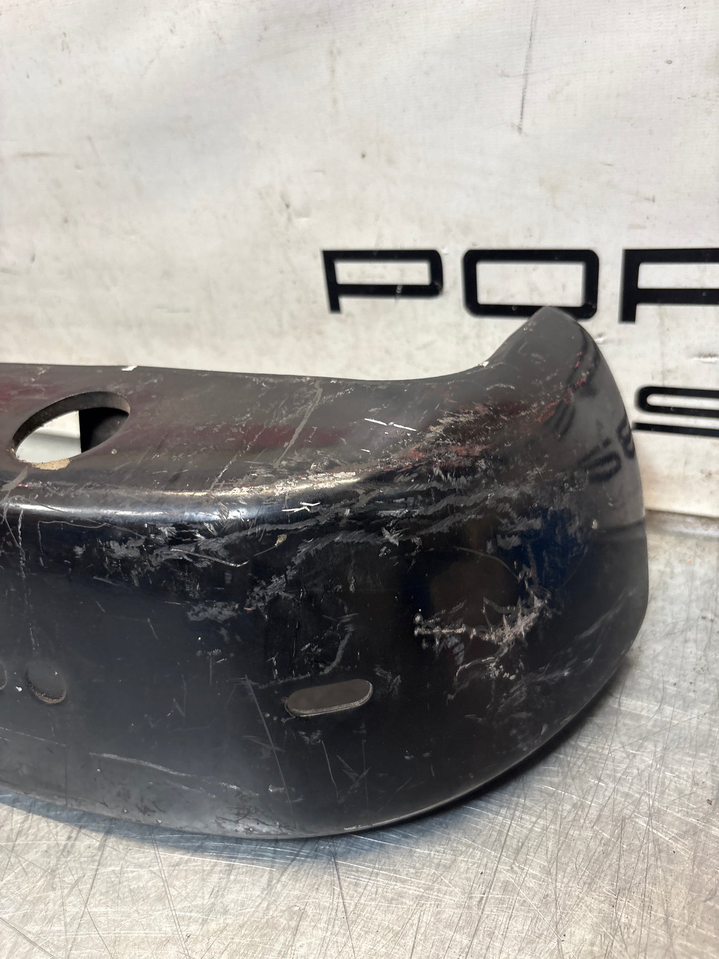 Porsche 924 rear bumper, NOS USA version 477807301A