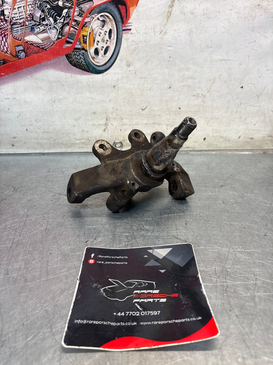 Porsche 928 left steering spindle knuckle, used 92834105703
