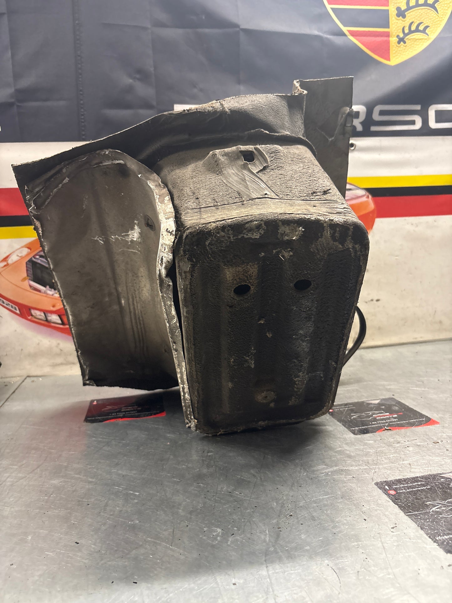 Porsche 928 Battery tray cut, 92850180502 used