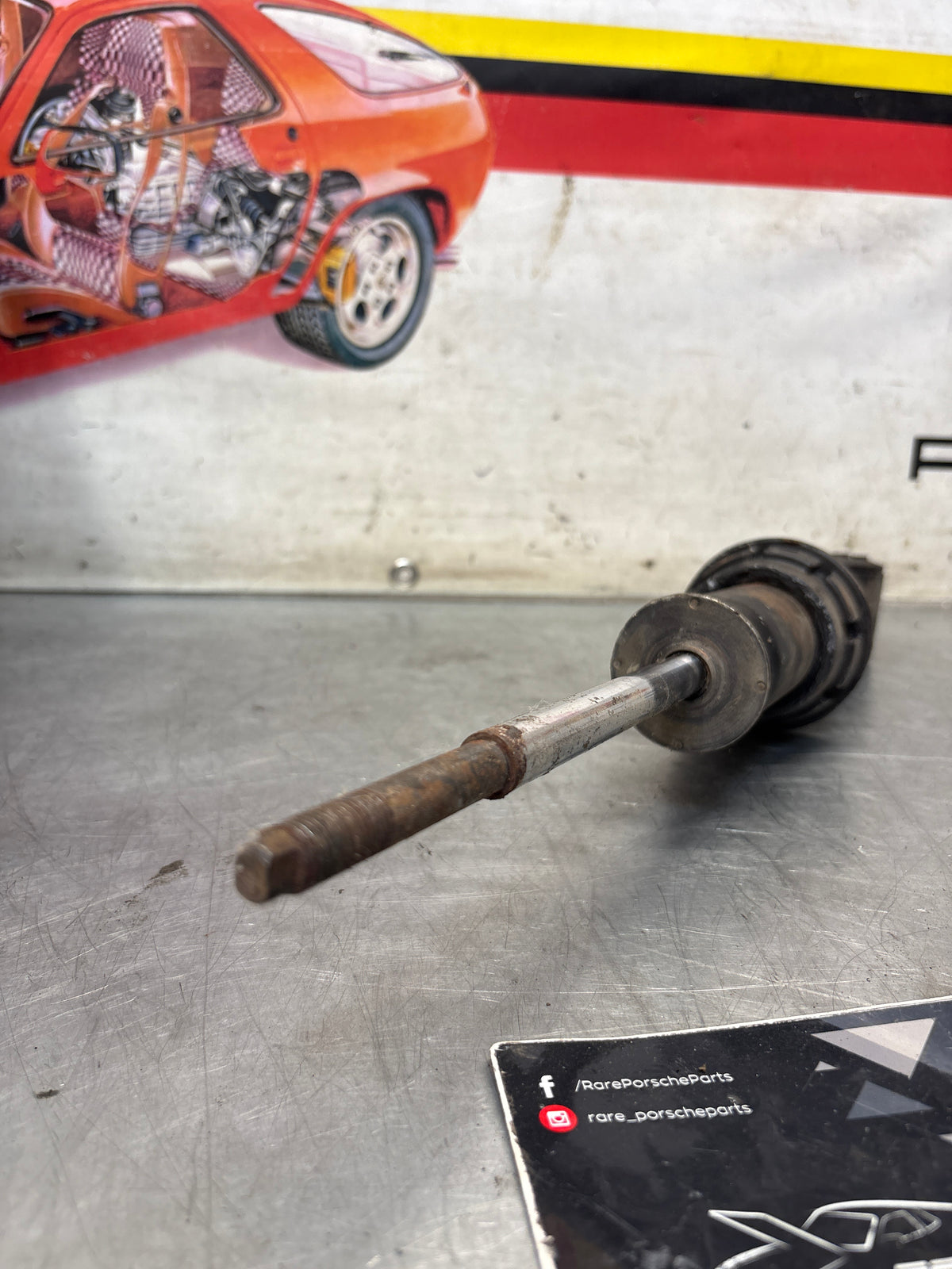 Porsche 928 front shock absorber, used 92834305507