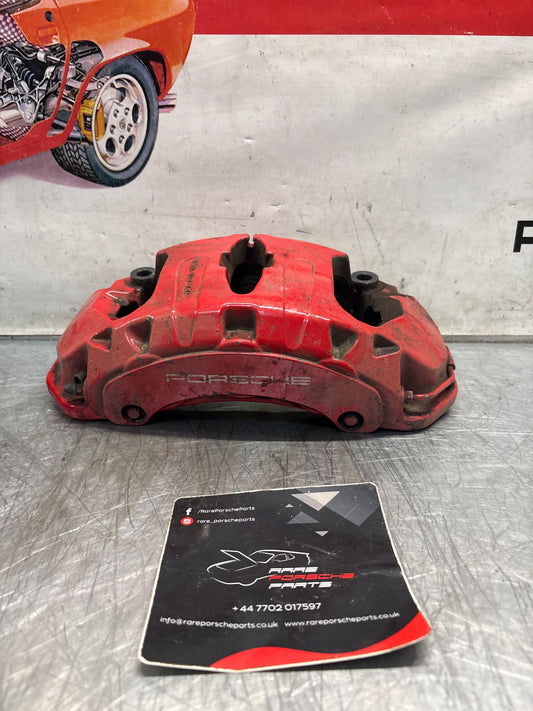Porsche Panamera front left brake caliper, used 7PP615123C