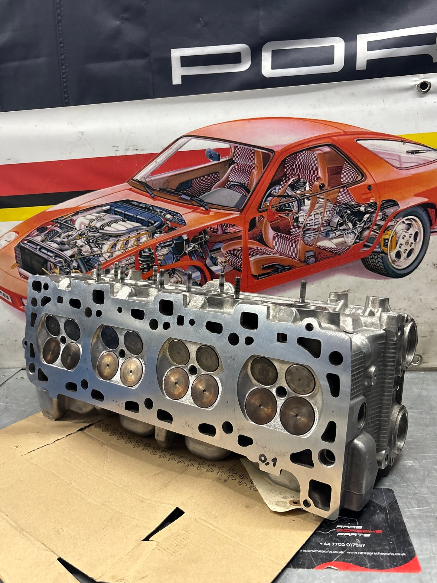Porsche 968 Cylinder Head, refurbished 9441044141R