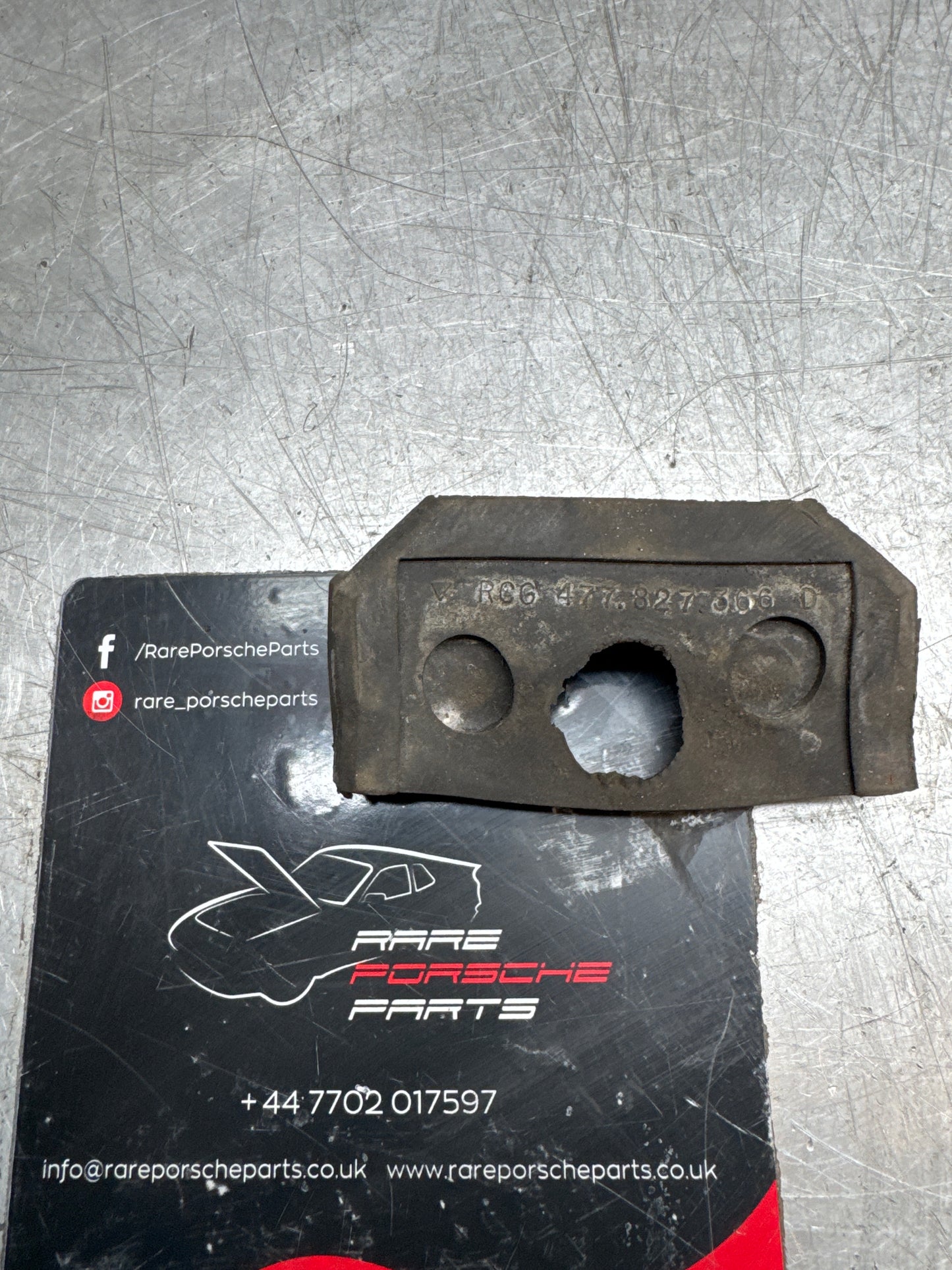 Porsche 924 rear hatch pin seal gasket rubber 477827365D left, used