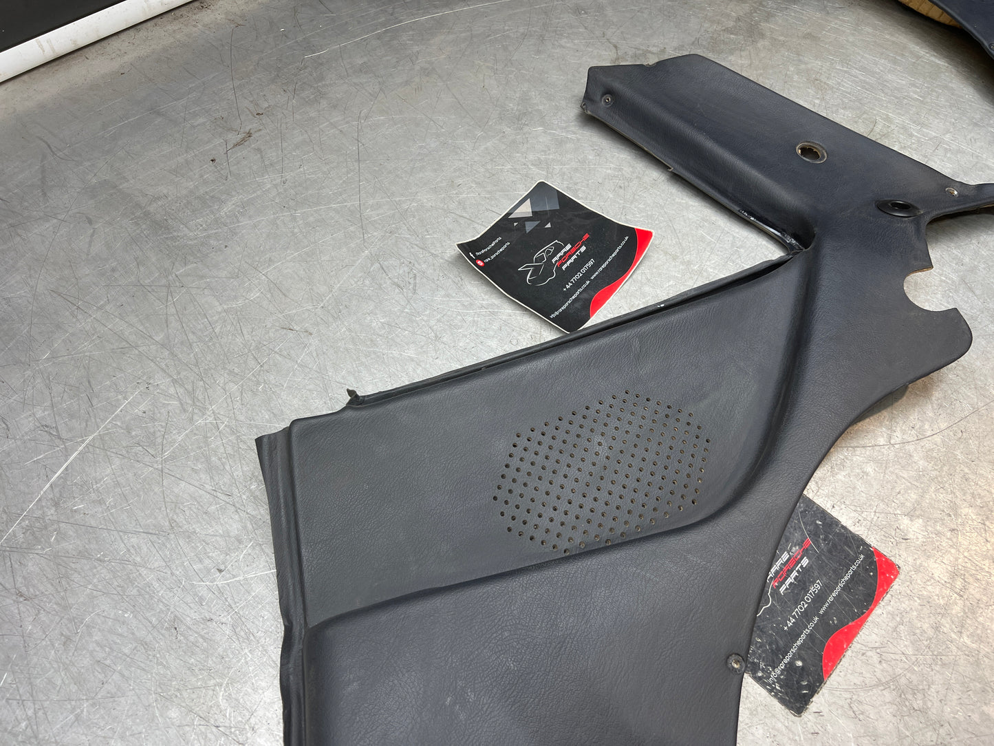 Porsche 944 blue rear interior C Post trims/cards. Quarter panel trim used really good condition 944555021 944555022