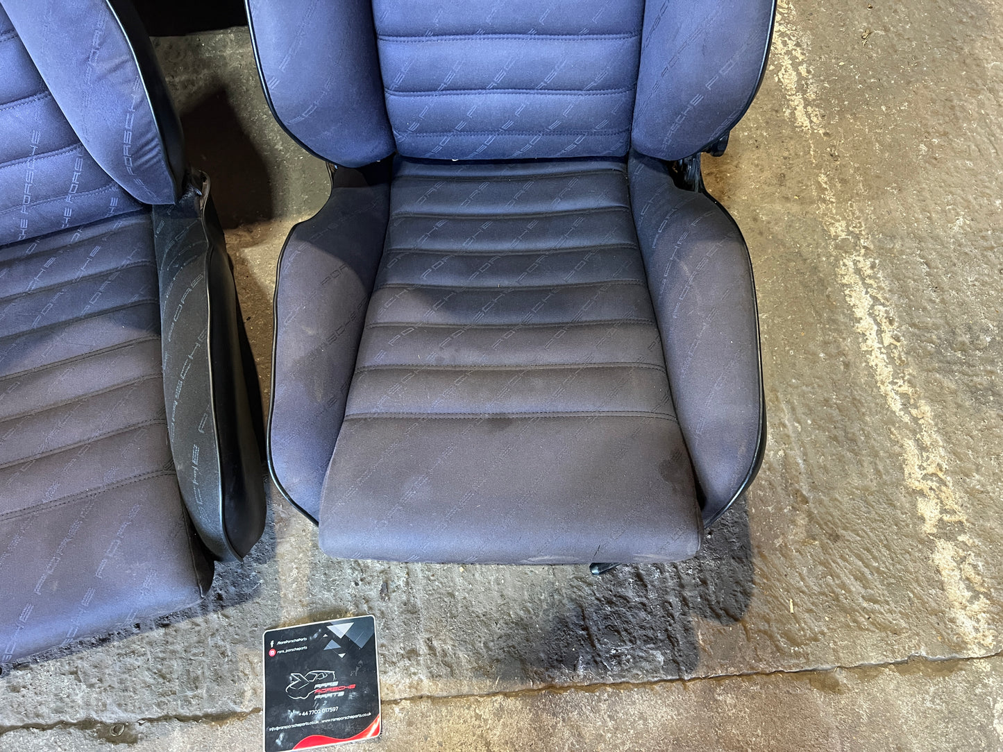 Porsche 924 / early 944 pair of Recaro sport seats, early type, used front seats only