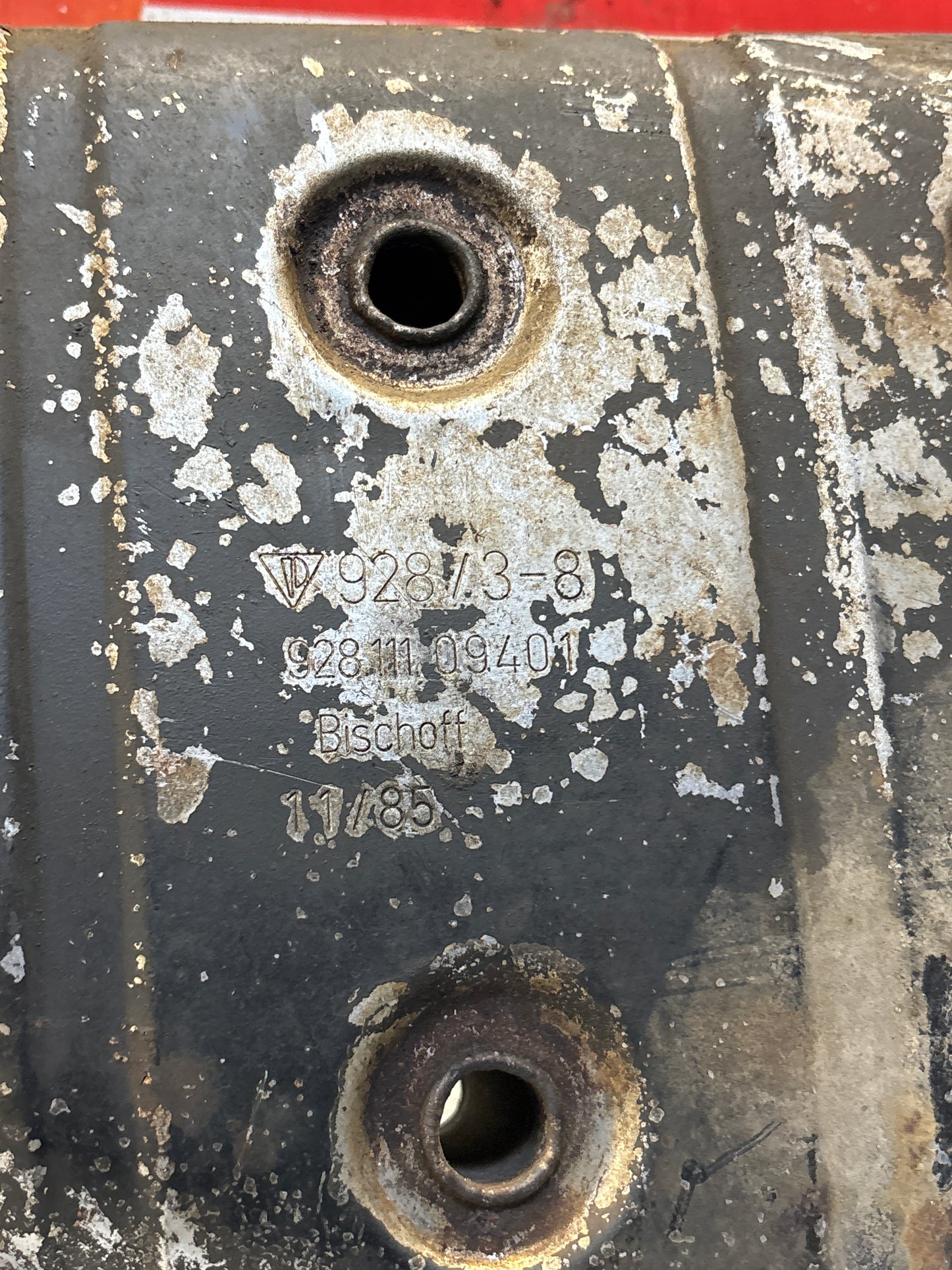 Porsche 928 Right side silencer, used 92811109401