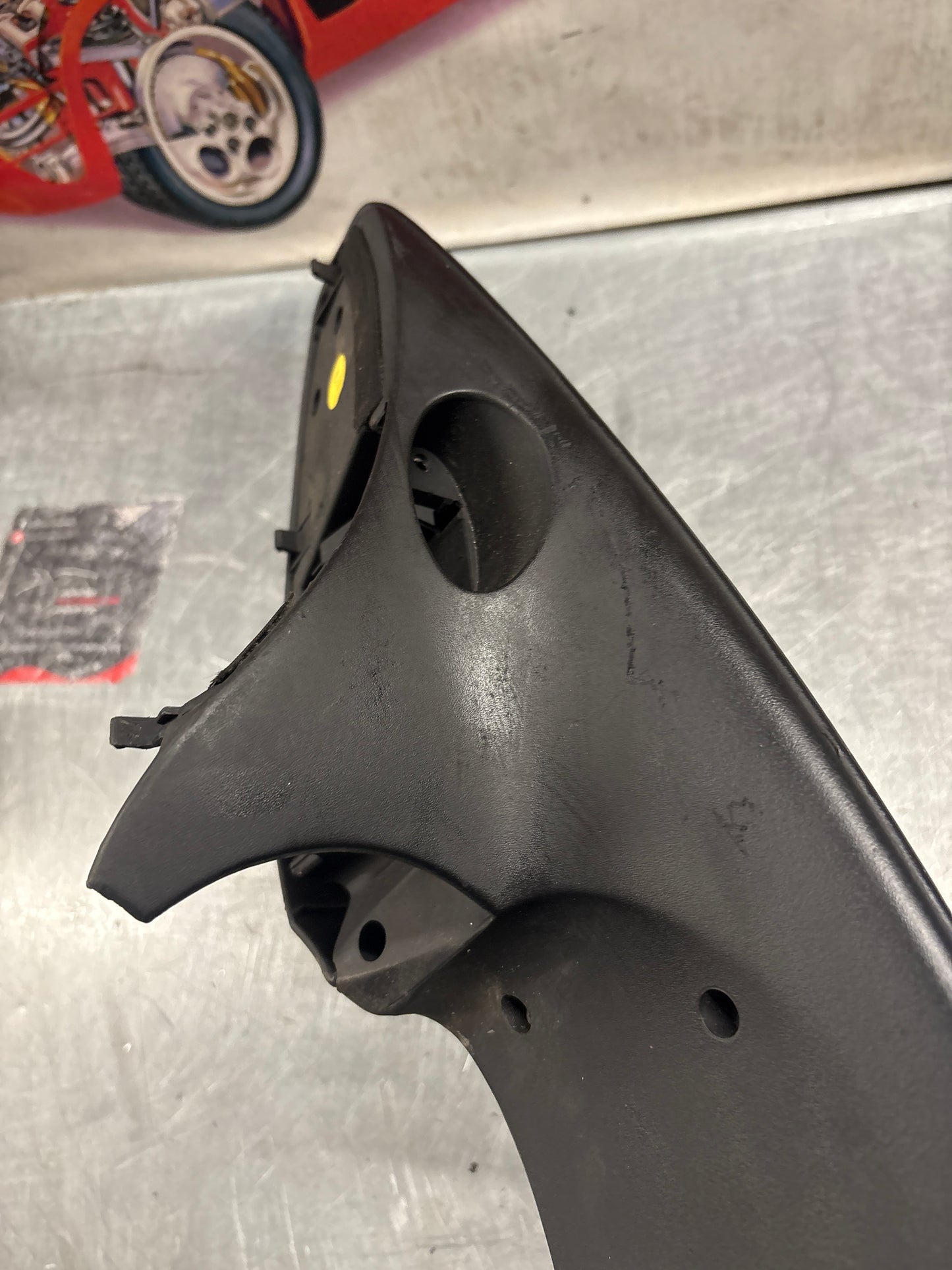 Porsche Boxster 986 RHD dashboard cluster trim,black used 98655205600 / 98655205601