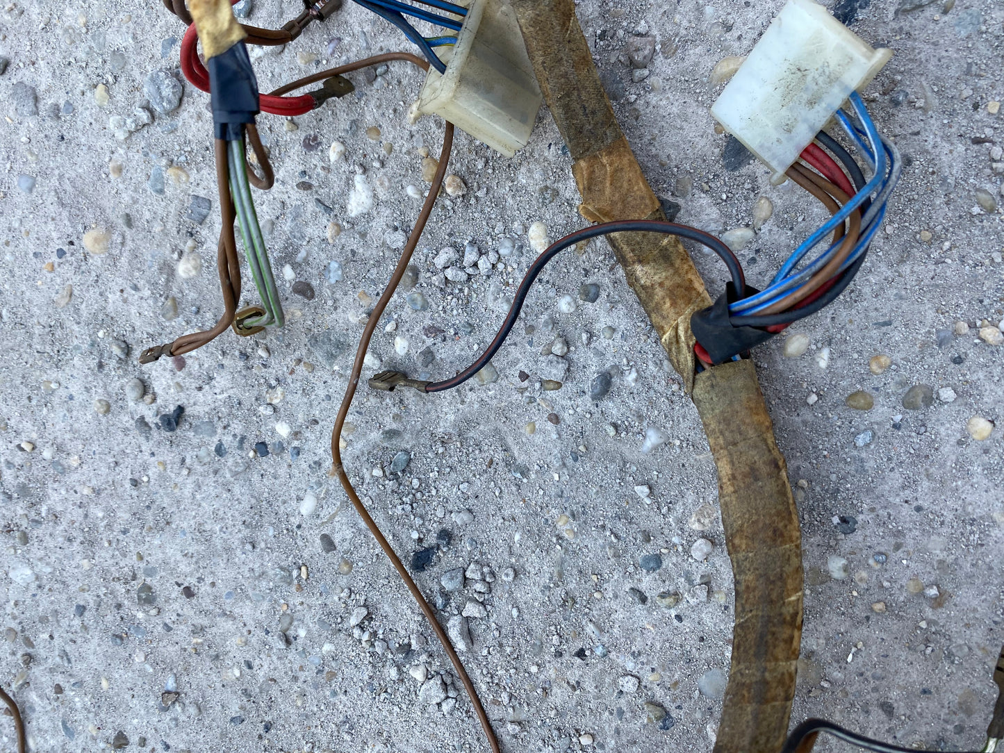 Porsche 924 1976 interior complete wiring loom LHD 477971050