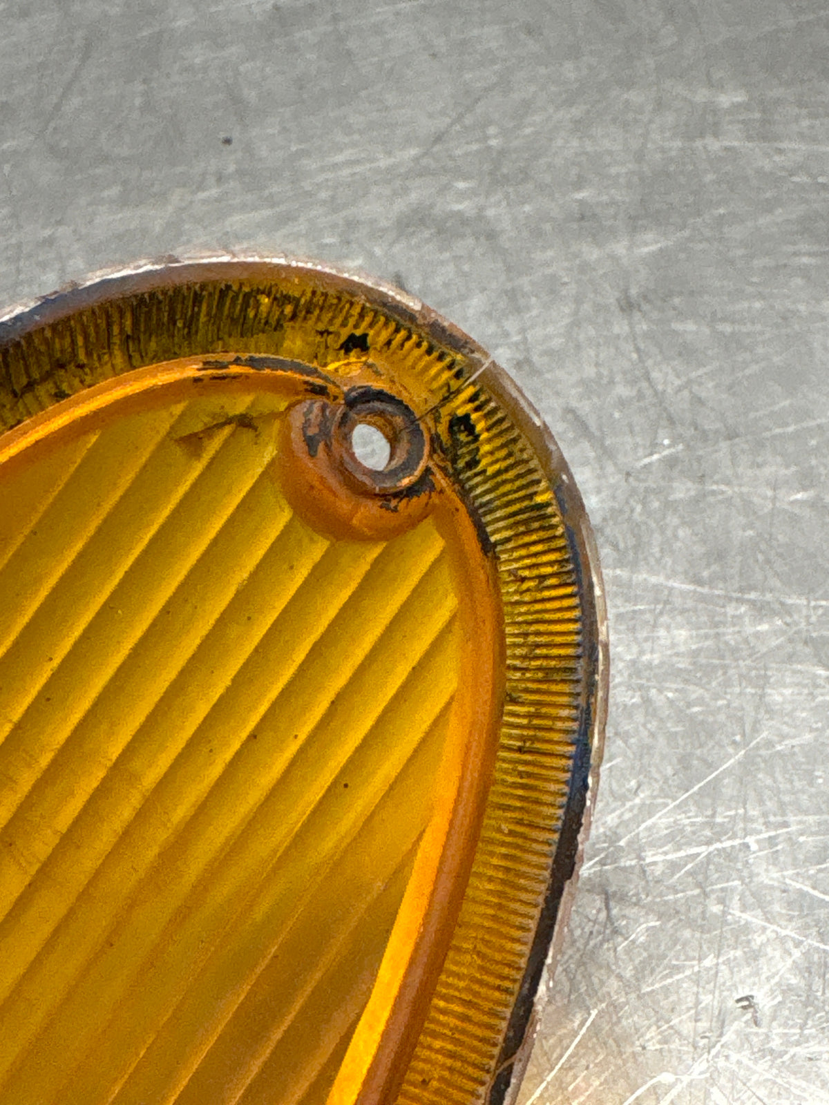 Porsche 914 indicator lense, used 91463193411