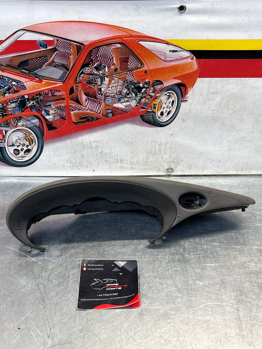 Porsche 911 996 dasboard cluster trim, used, grey 99655205902