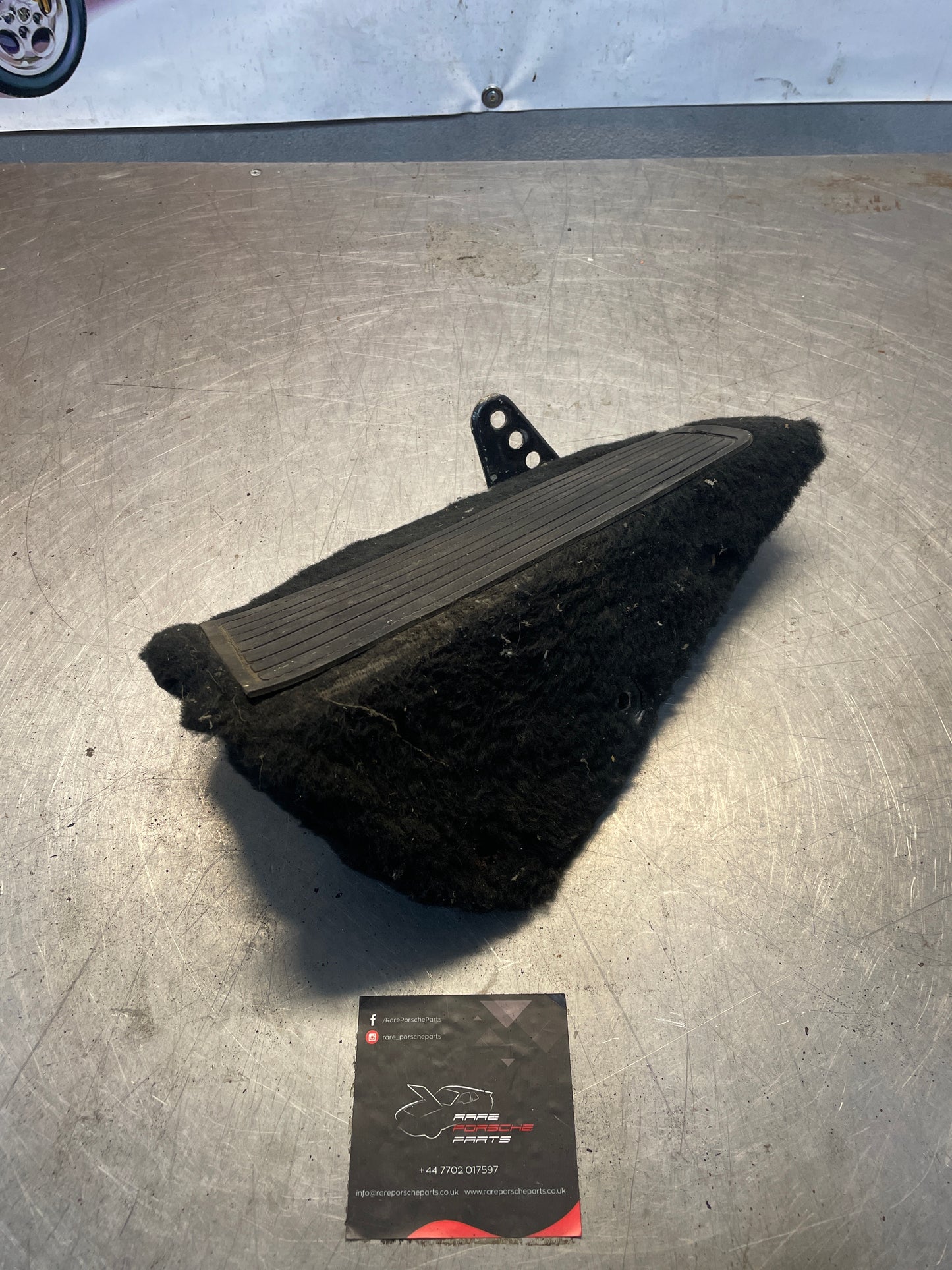 Porsche 928 black foot rest, used