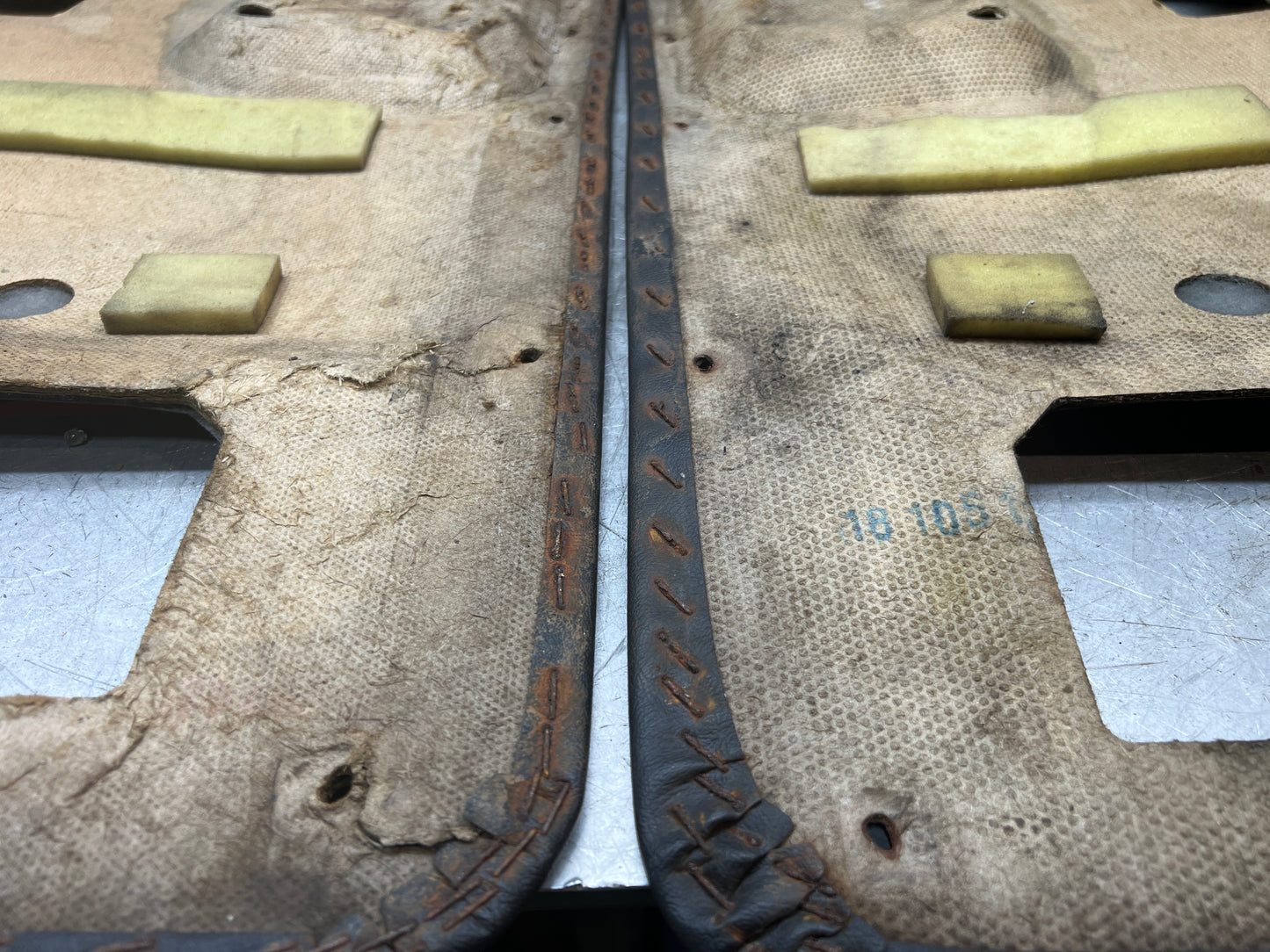 Pair Of Porsche 944 door cards black 94455501701 94455501801 used condition.