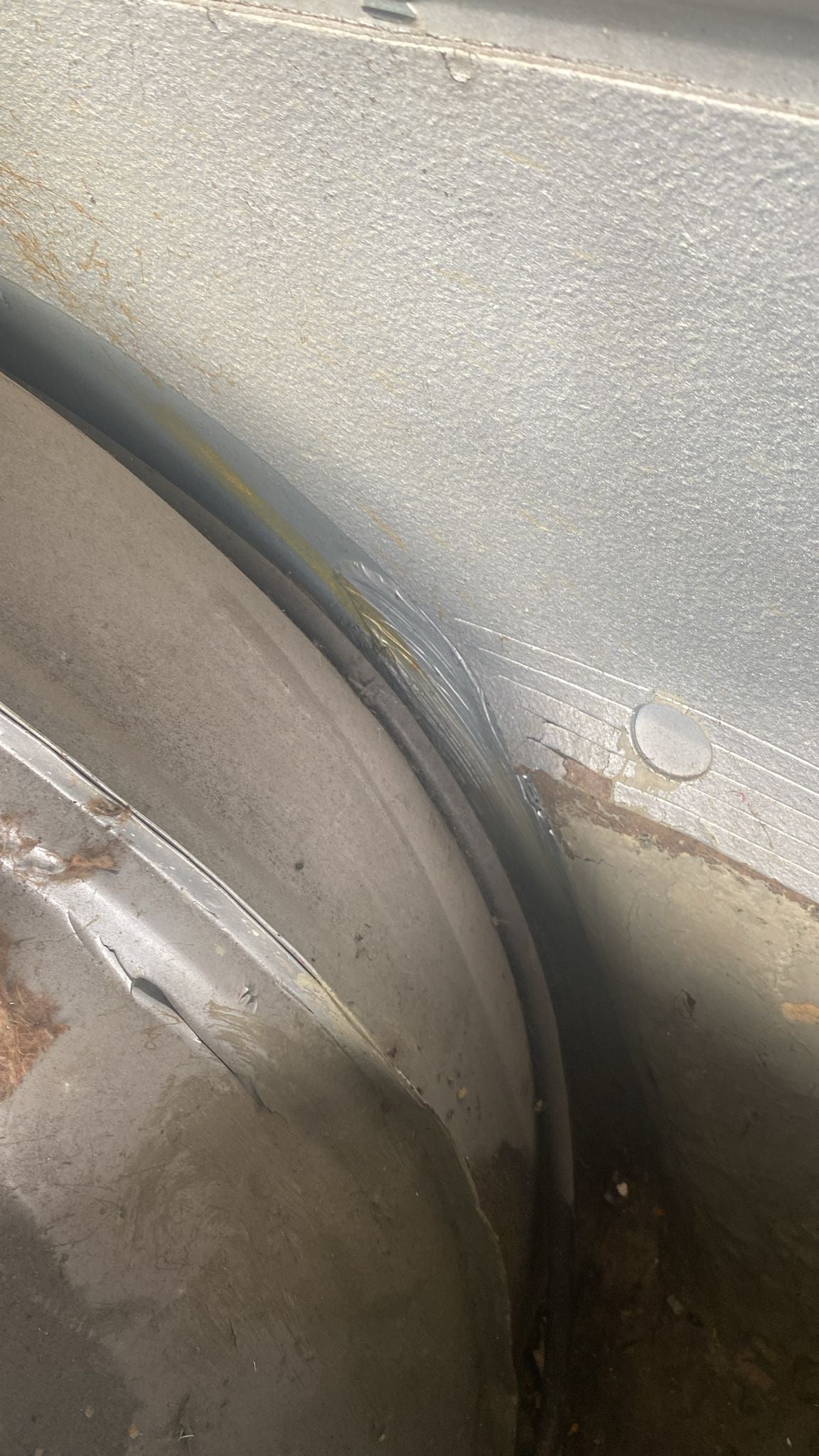 Porsche 944 Right side cut, rear fender 94450390403,