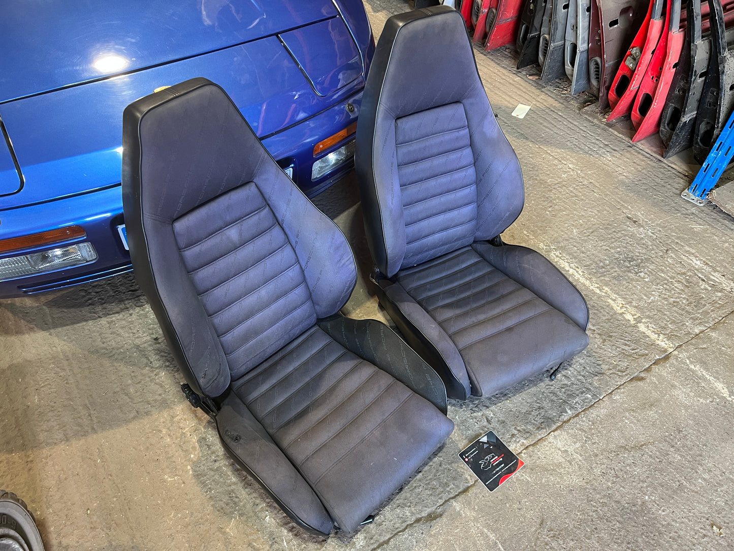 Porsche 924 / early 944 pair of Recaro sport seats, early type, used front seats only