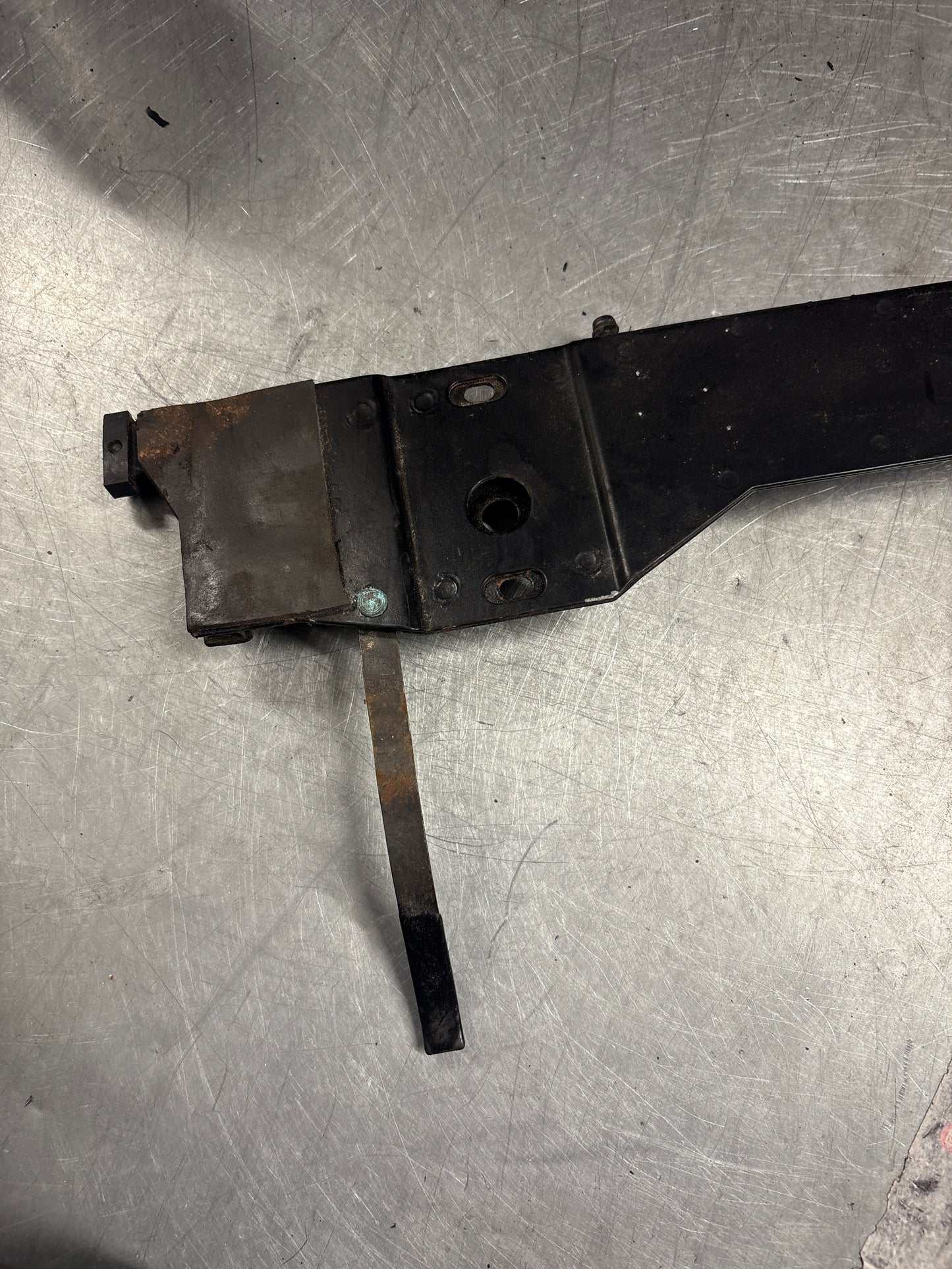 Porsche 928 S4 sunroof guide with slider, and guide shoe used 92856406140 / 92856426702 / 92856426803