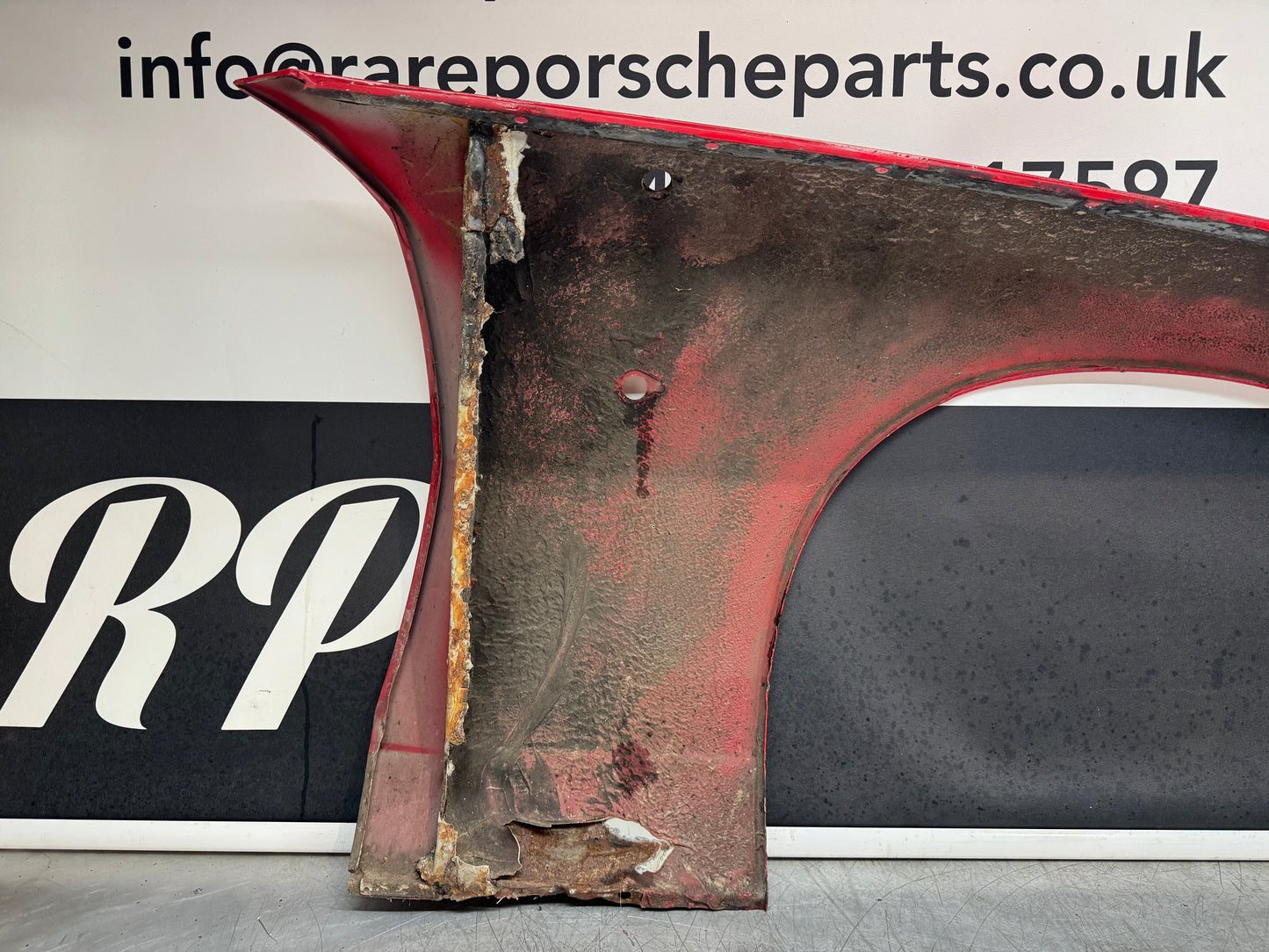 Porsche 924 Front Left Wing - Fair condition. 477821021