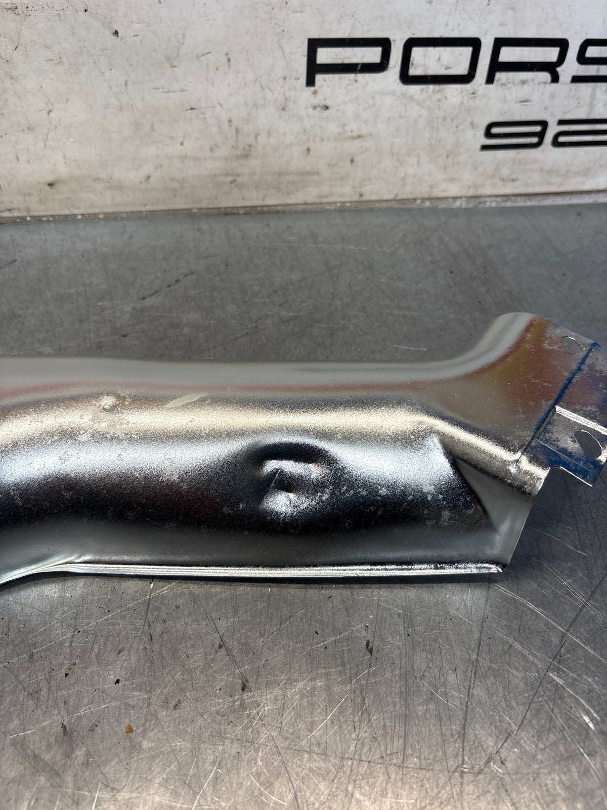 Porsche 928 S / S4 rear heat shield protection plate, refurbished 92850493204