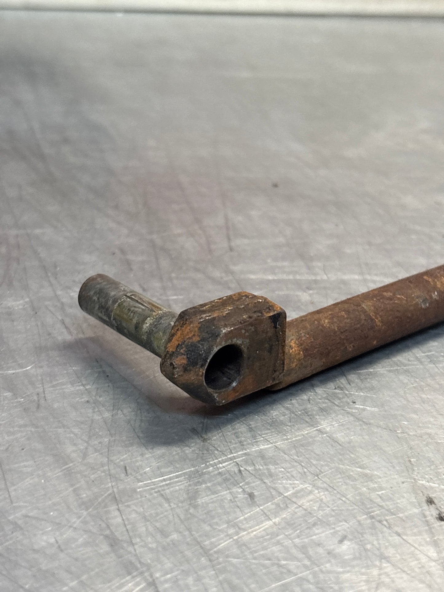 Porsche 924 dog leg gear shaft rod, used 477711106