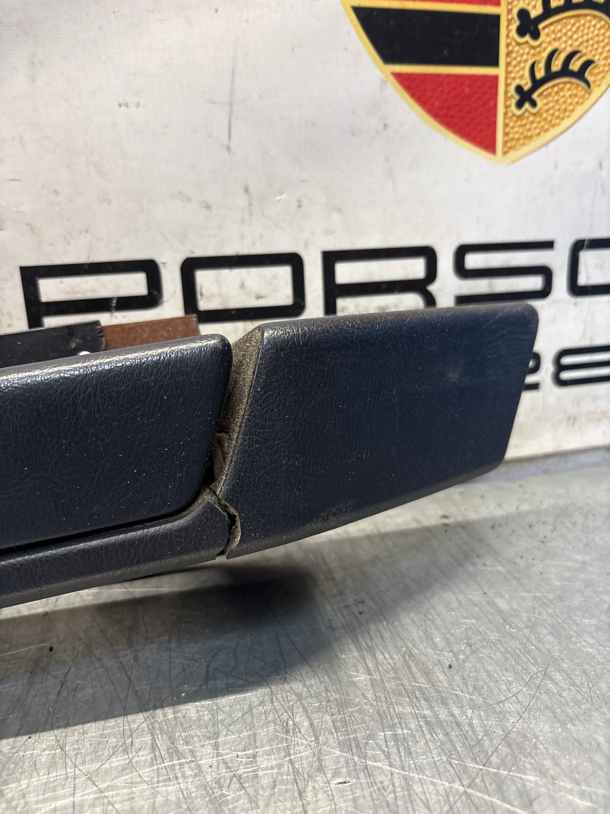 Porsche 928 marine blue door armrest, right, off side, 92855510203, used