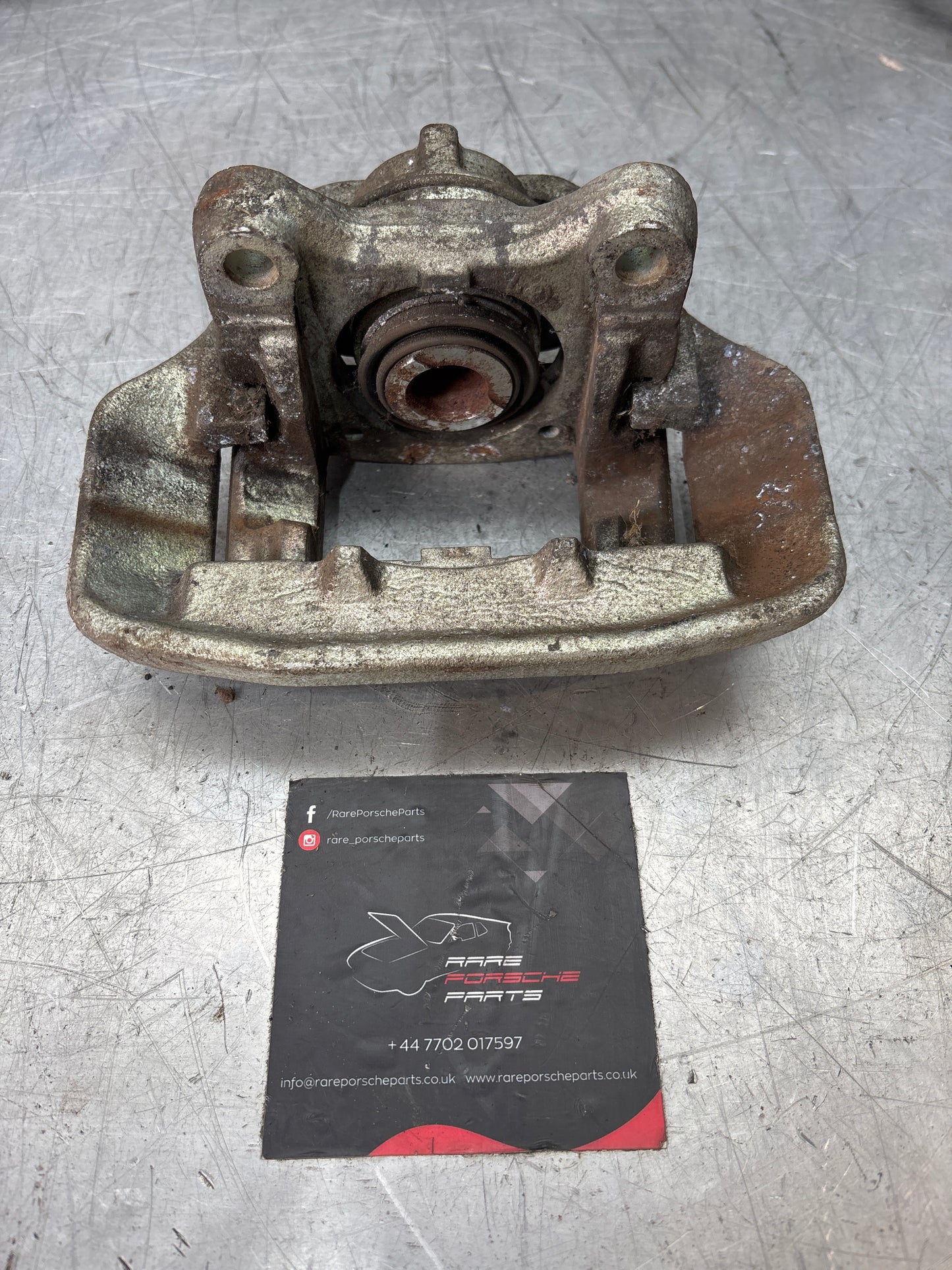 Porsche 924S 924 Turbo 944 Rear right, O/S brake caliper, used, 94435243000