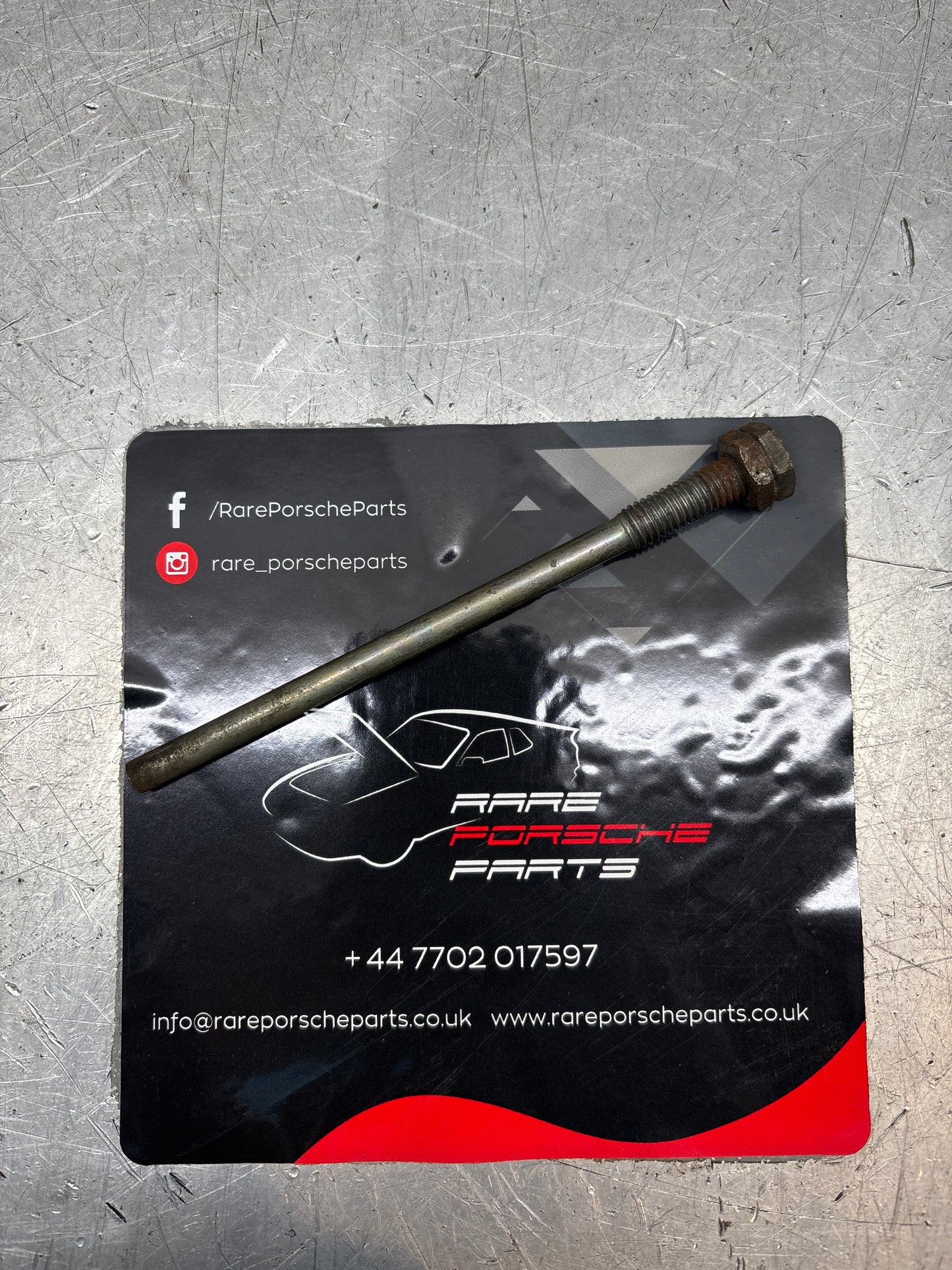 Porsche 928 air filter housing bolt with jam nut, 78-79 92811014200 used
