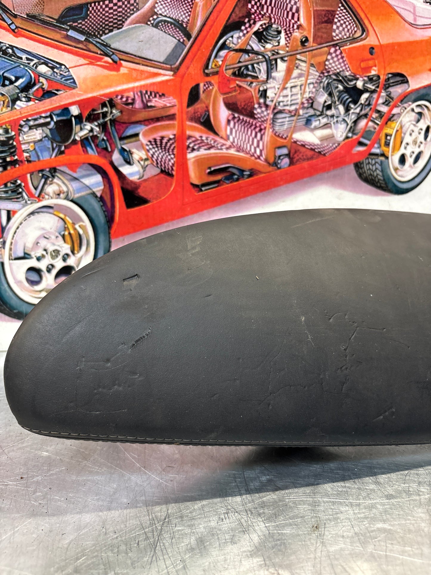 Porsche 911 996 RHD dasboard cluster trim, used, black 99655205902