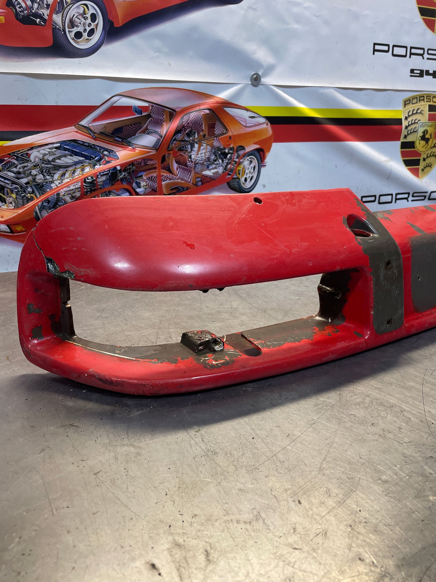 Porsche 924 Front Bumper 477807113 used