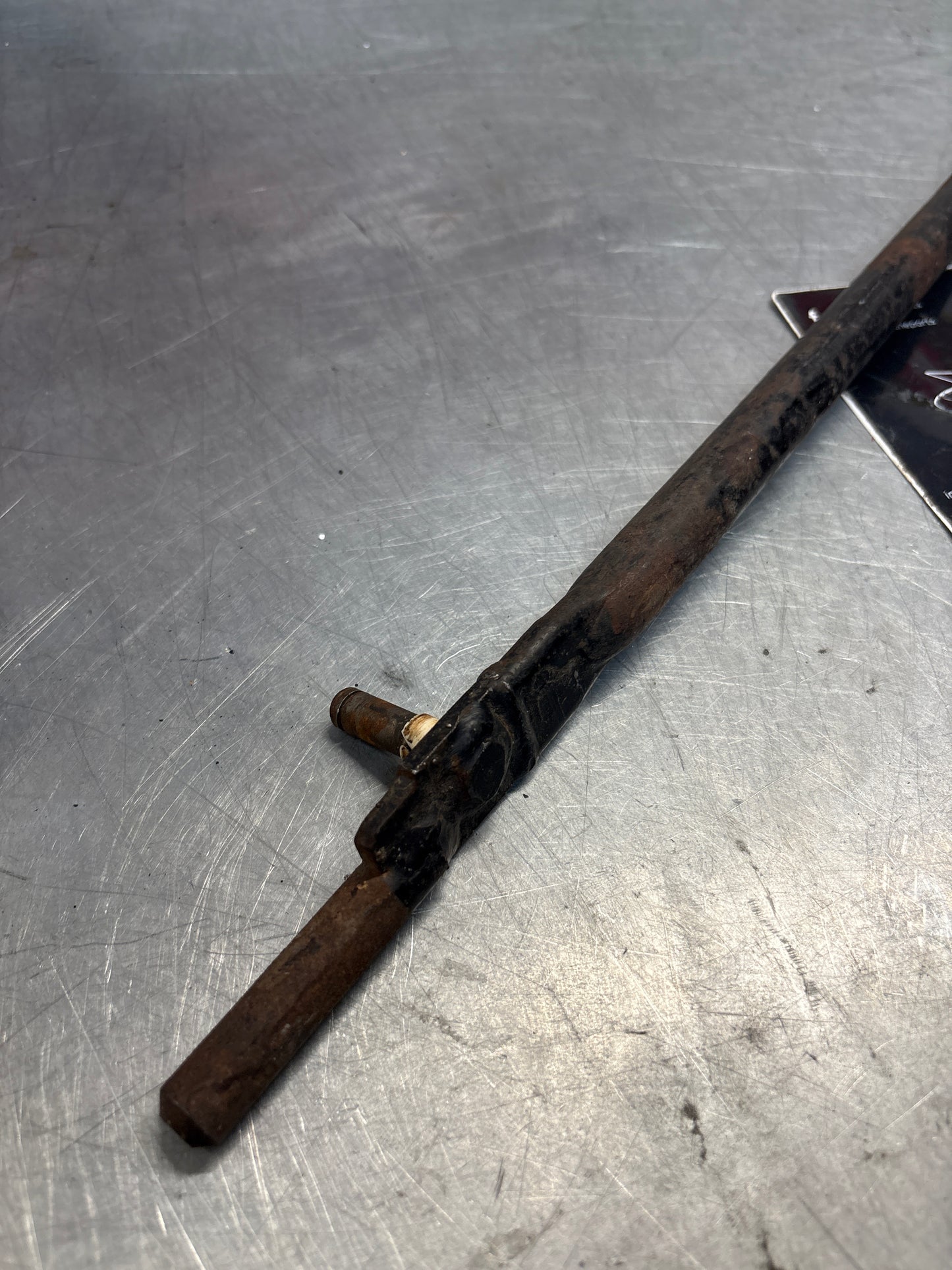Porsche 924 dog leg gear shaft rod, used 477711154