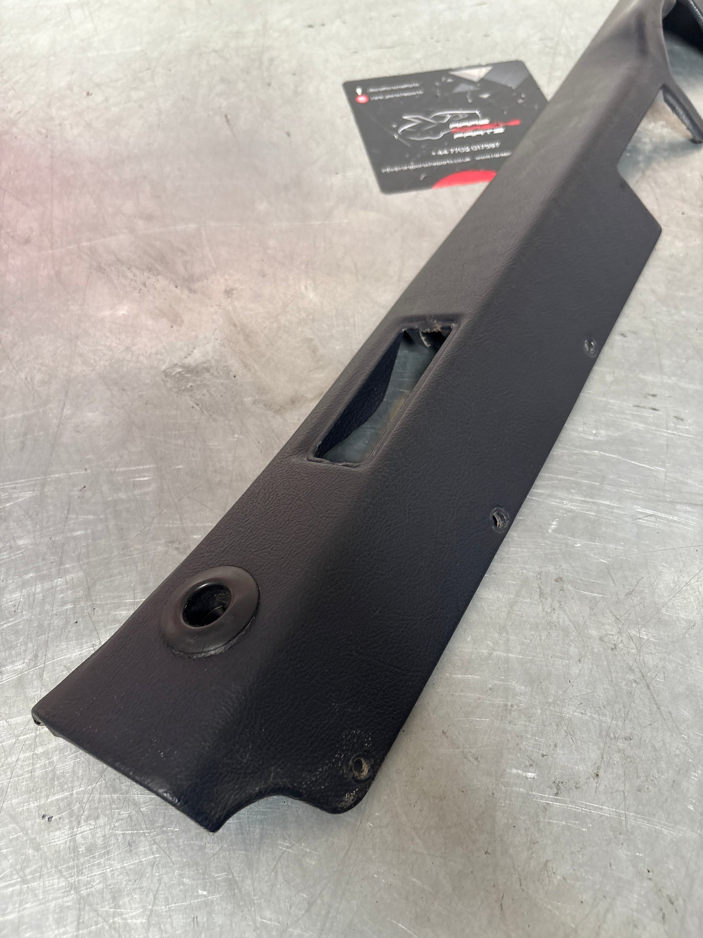 Porsche 928 tailgate interior trim, used, marine blue 92855504705