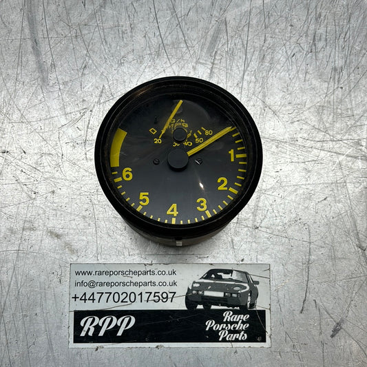 Porsche 944 early rev counter tacho yellow 94464120701 with MPG