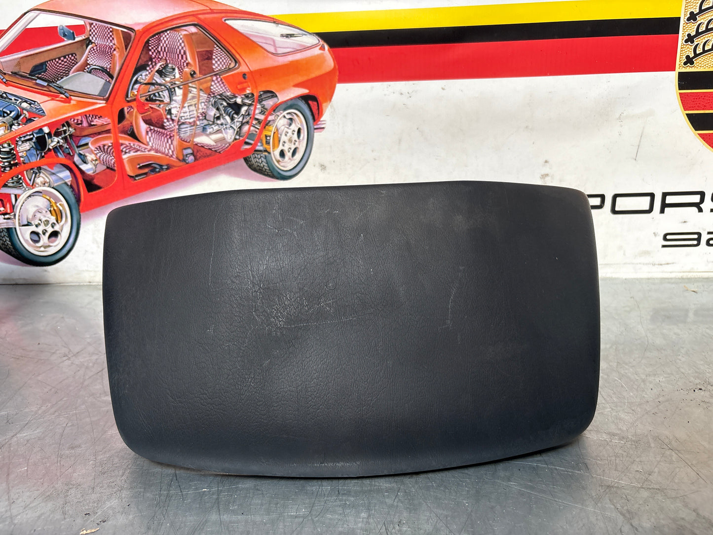 Porsche 928 blue dashboard trim, used