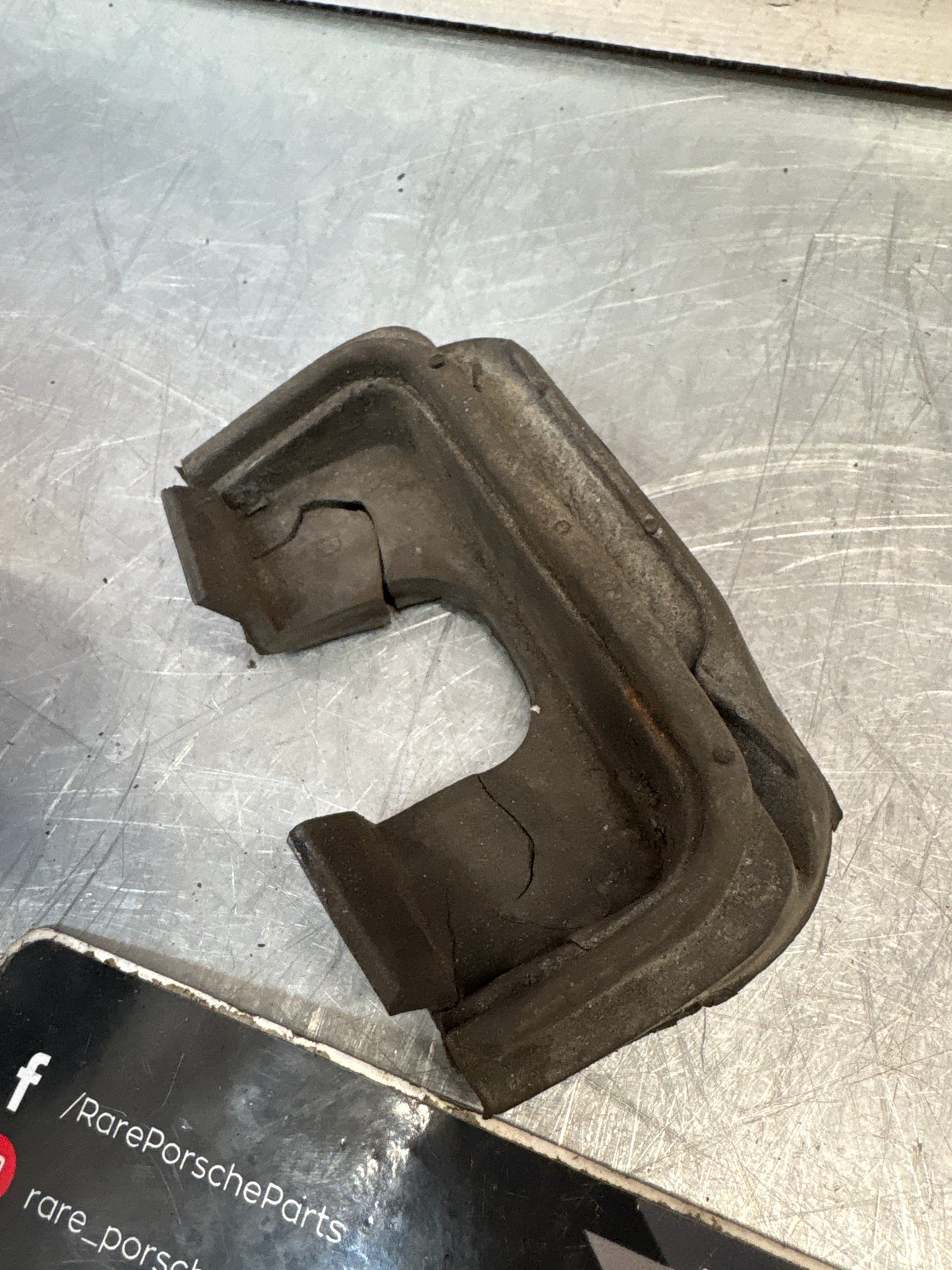 Porsche 944, S2/ 924S right tailgate latch pin gasket rubber, used 94451236601